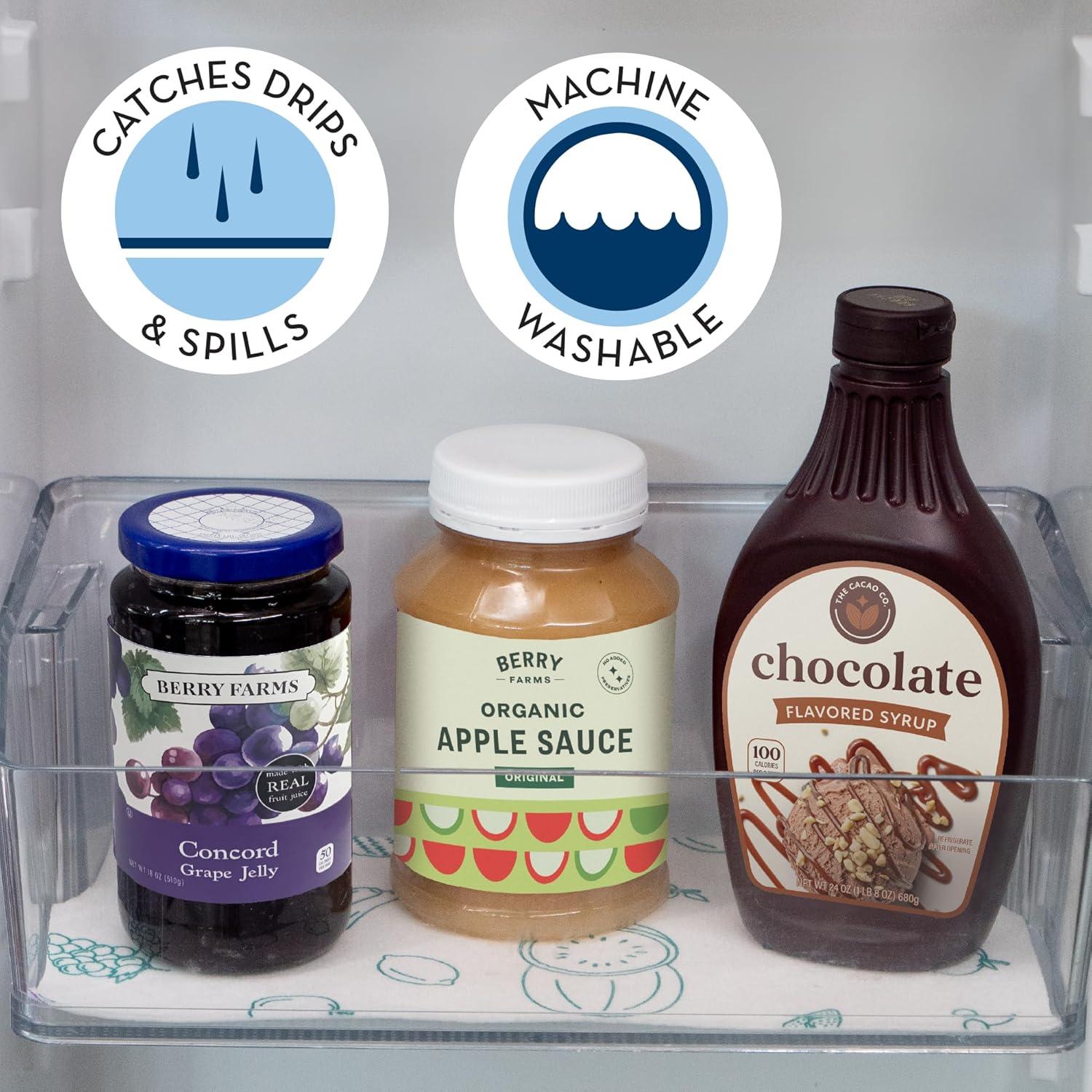 Forros de Refrigerador S&T INC. 5 Piezas 30.48x60.96 cm Frutas