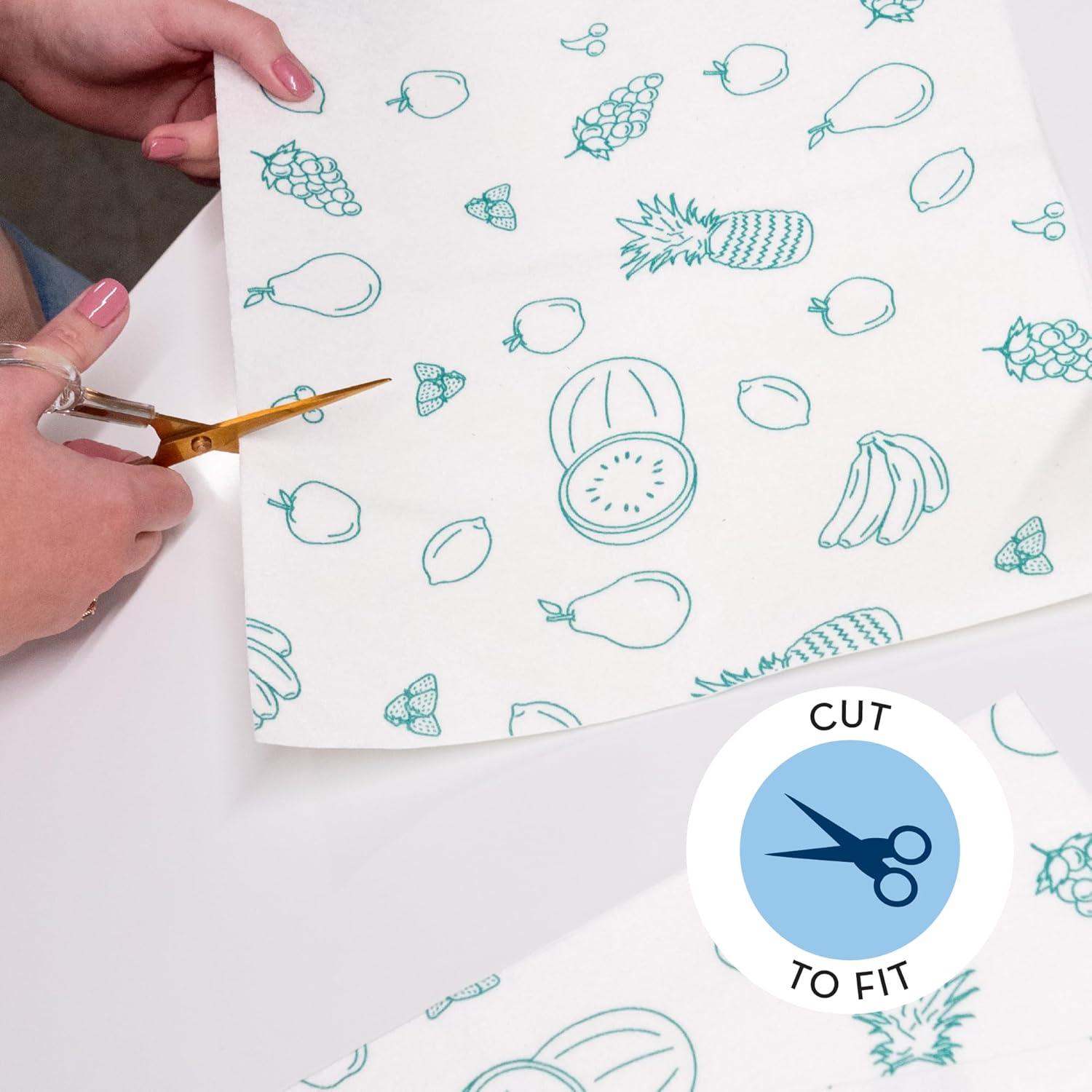 Forros de Refrigerador S&T INC. 5 Piezas 30.48x60.96 cm Frutas