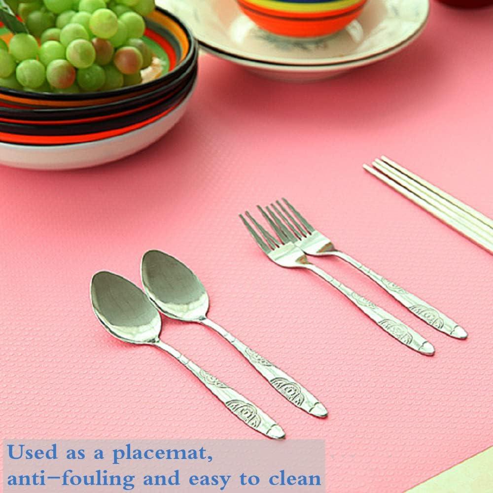 Forro de Estante No Adhesivo BuRuiJi Rosa 30.2x149.9 cm