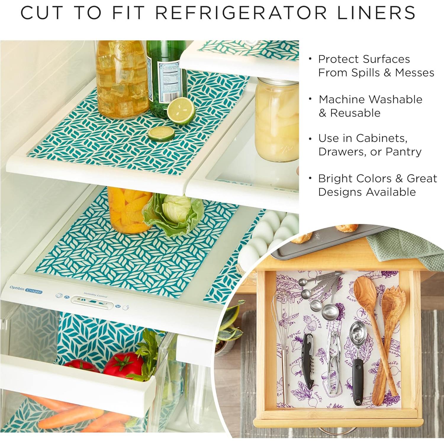 Forros para Refrigerador DII 30.48x60.96 cm 6 Piezas Verde