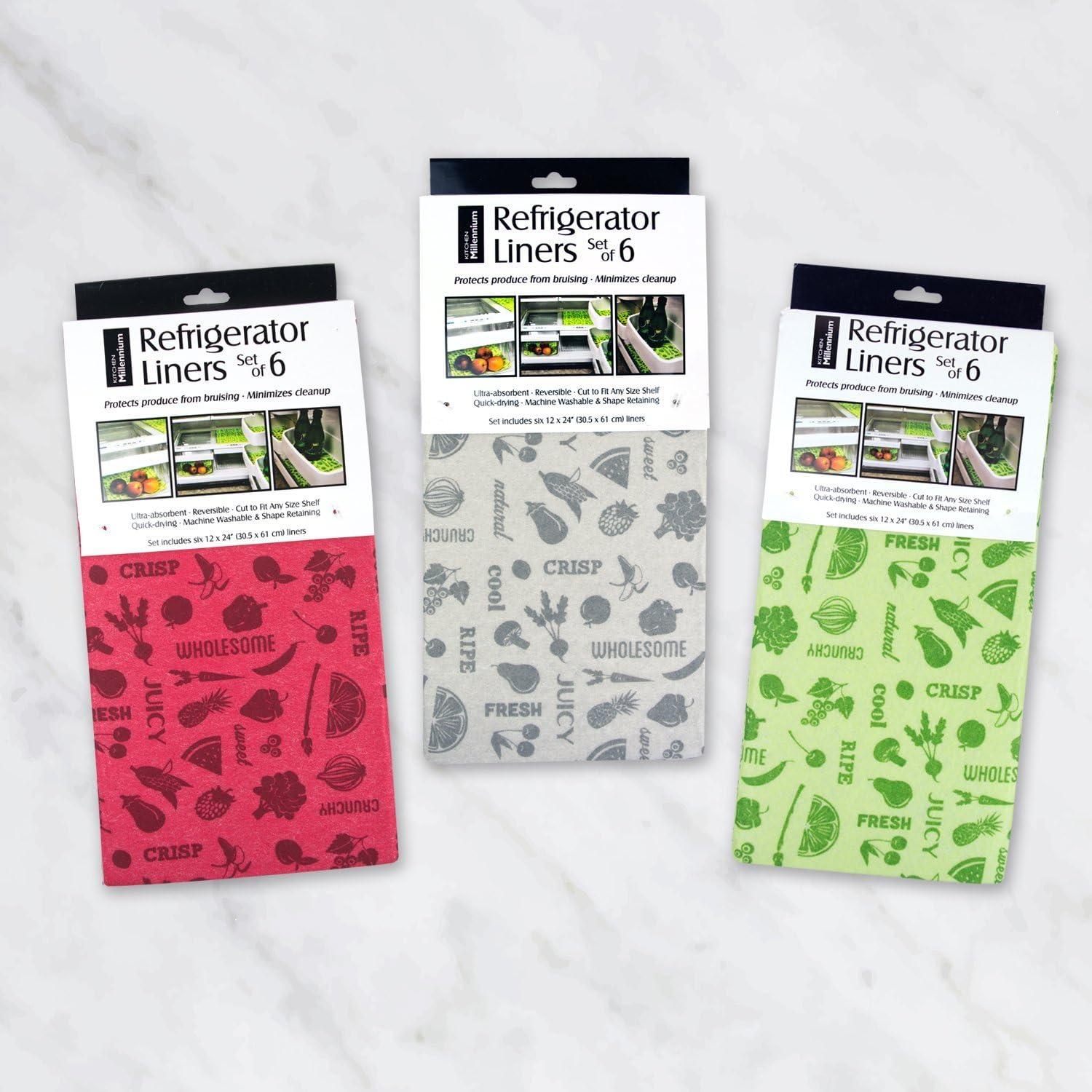 Forros para Refrigerador DII 30.48x60.96 cm 6 Piezas Verde