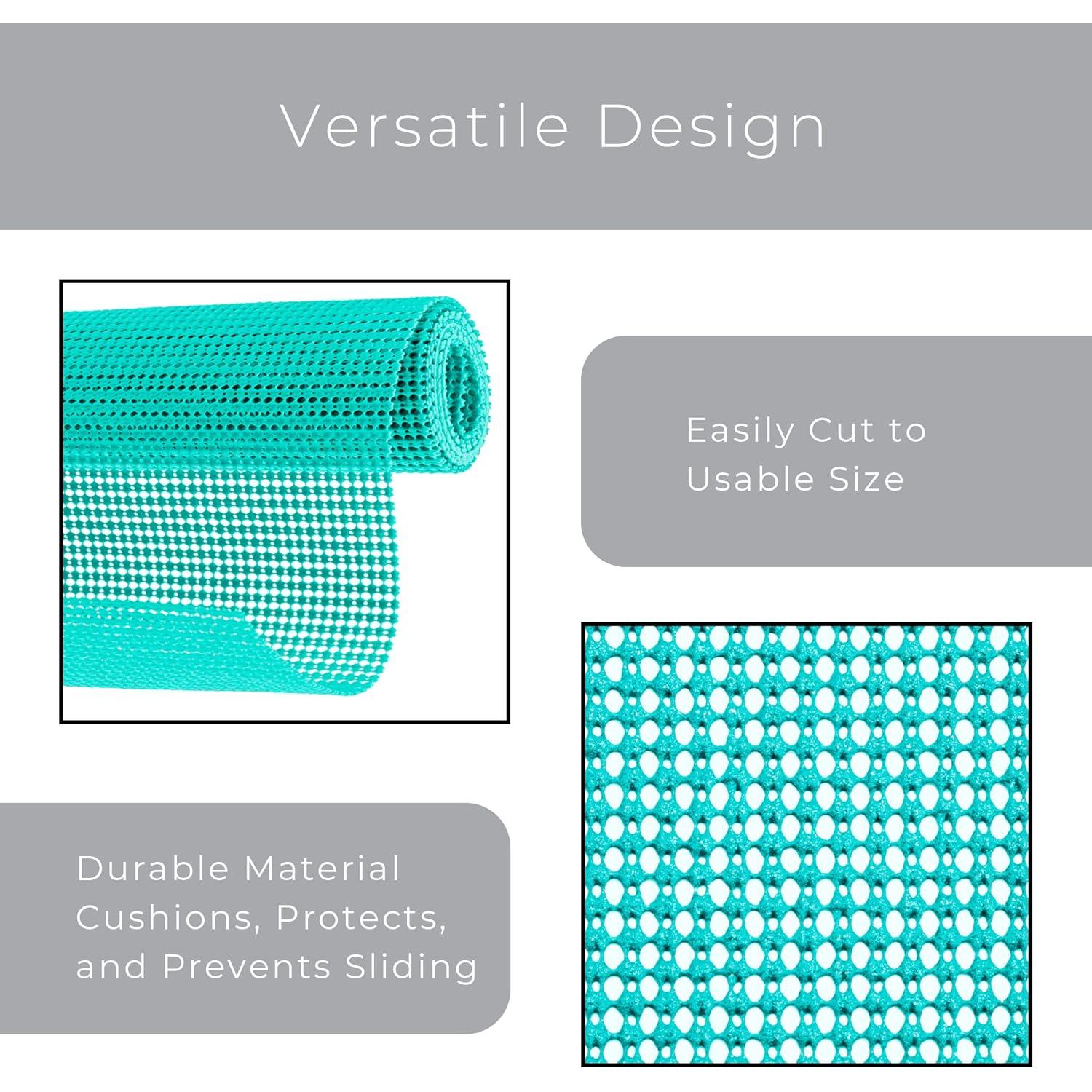 Forro de Estante Antideslizante Menta 45.72x152.4 cm Diseño Inteligente