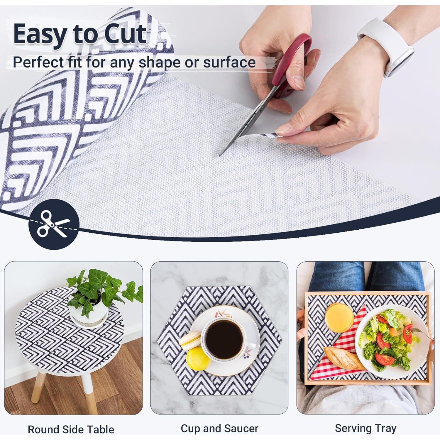 Forros Antideslizantes TEFOMIA 30cm x 3.05m para Cajones y Estantes