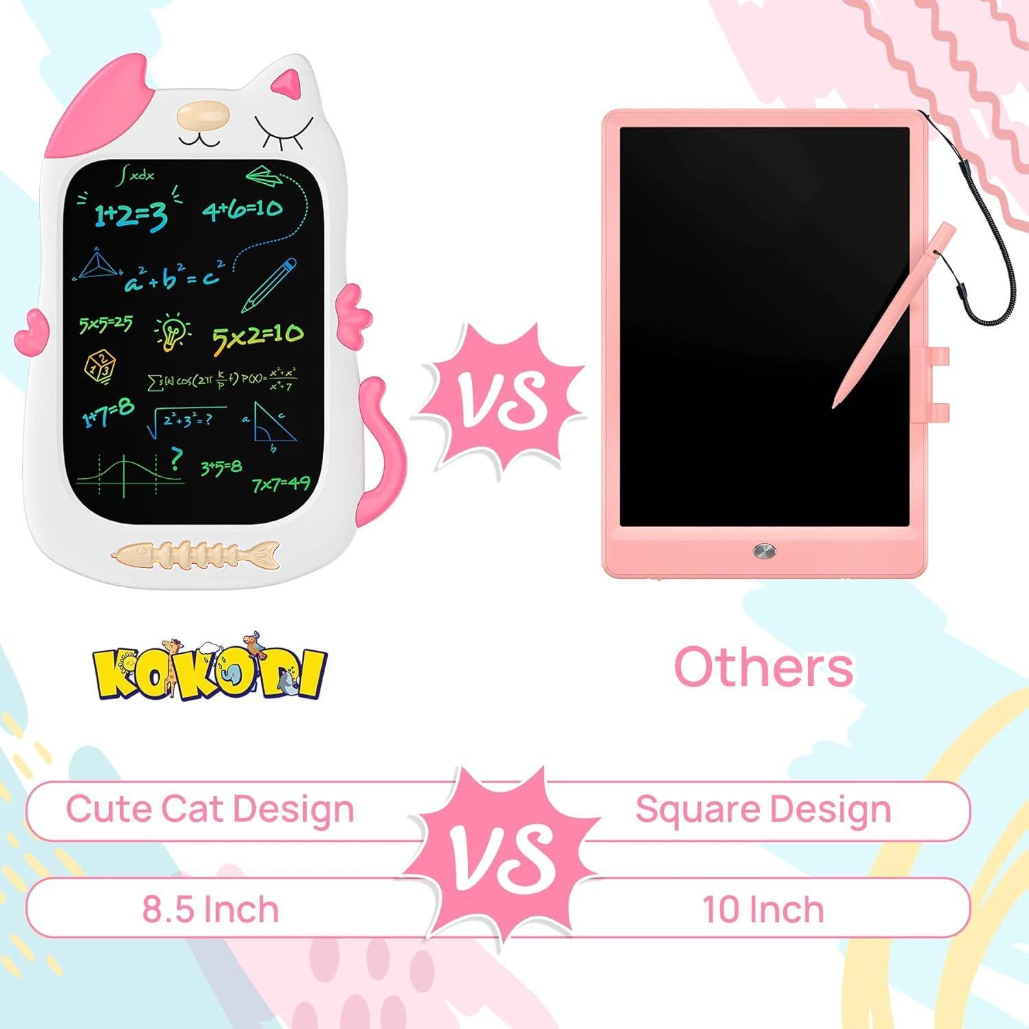 Tableta de Escritura LCD KOKODI 8.5" para Niños 3-7 Años