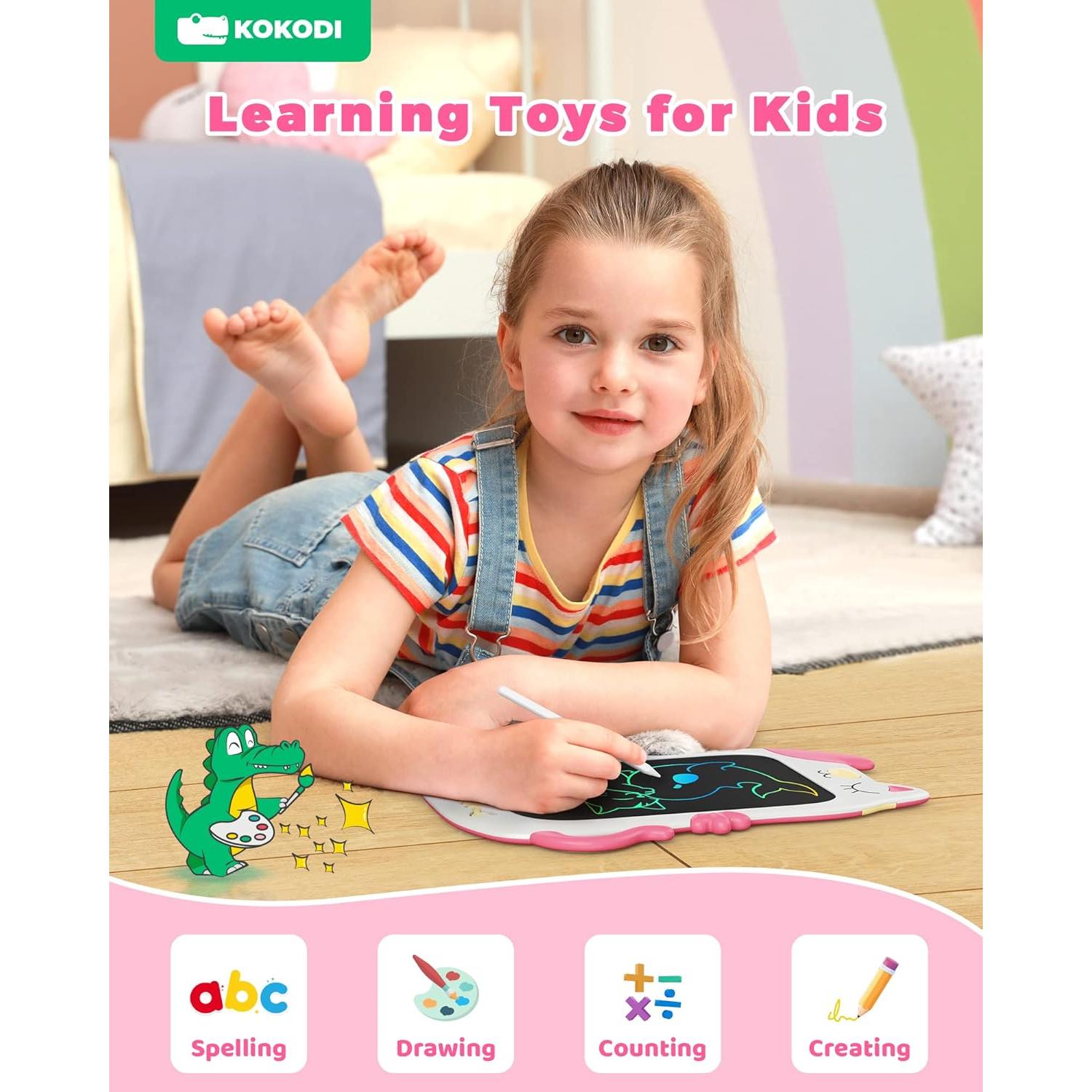 Tableta de Escritura LCD KOKODI 8.5" para Niños 3-7 Años