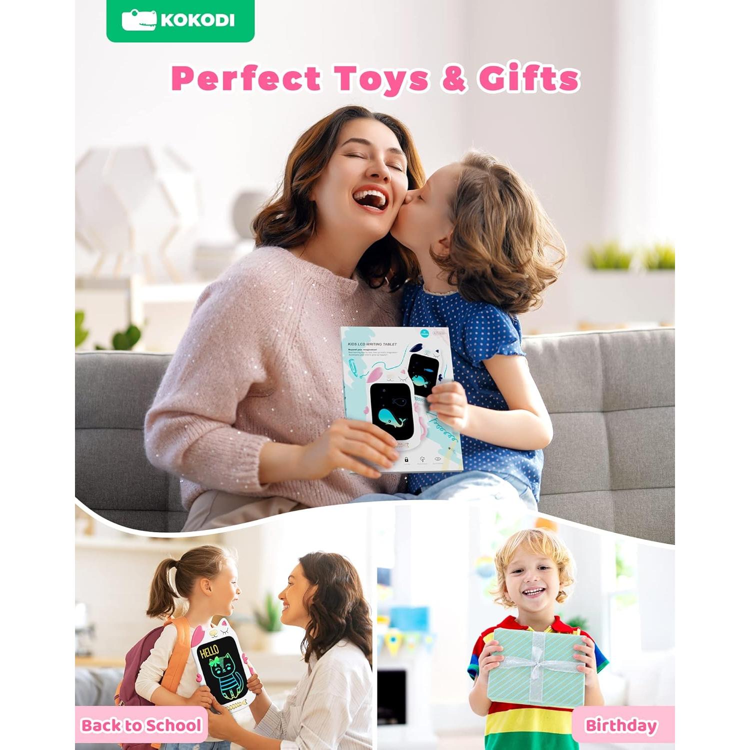 Tableta de Escritura LCD KOKODI 8.5" para Niños 3-7 Años