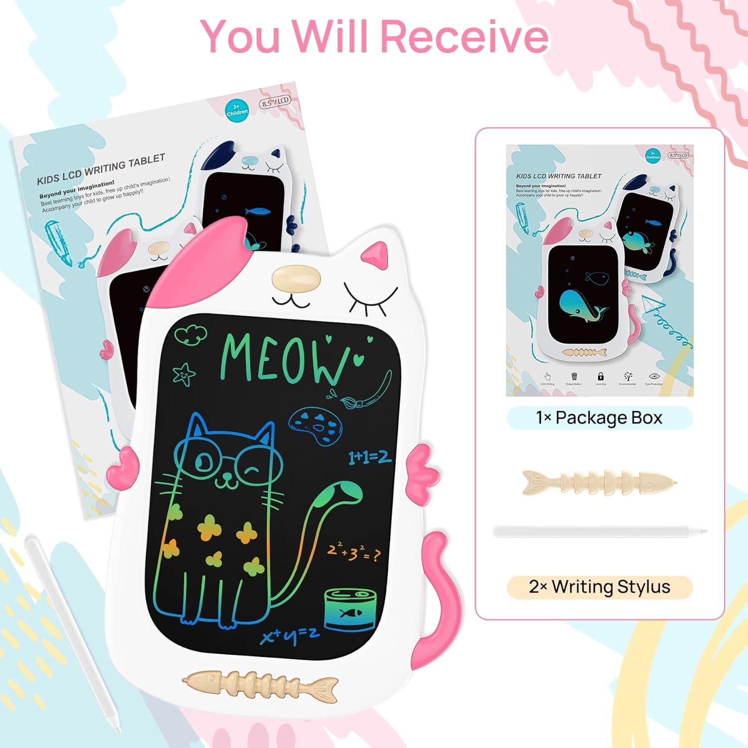 Tableta de Escritura LCD KOKODI 8.5" para Niños 3-7 Años