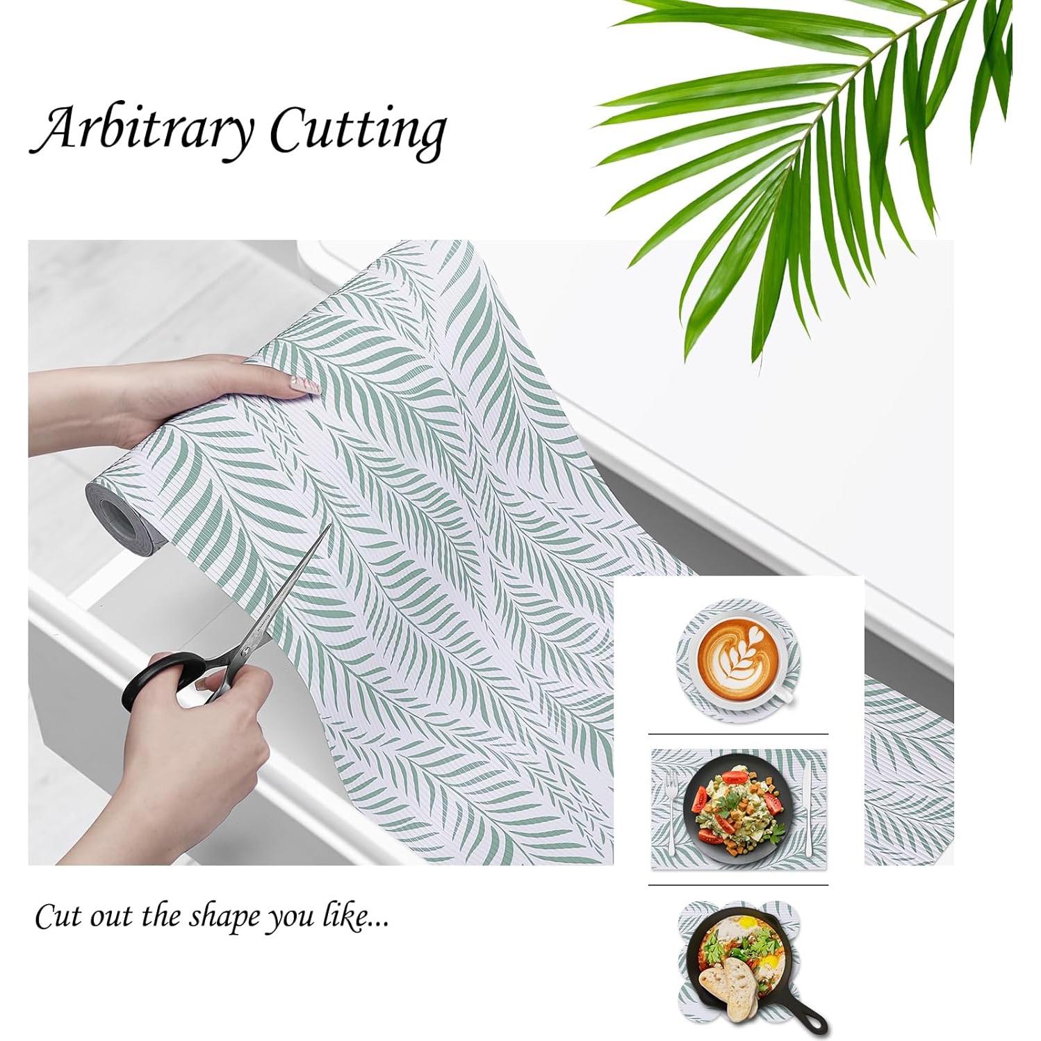 Forro de Estante Antideslizante Jersow 12x6m Verde EVA