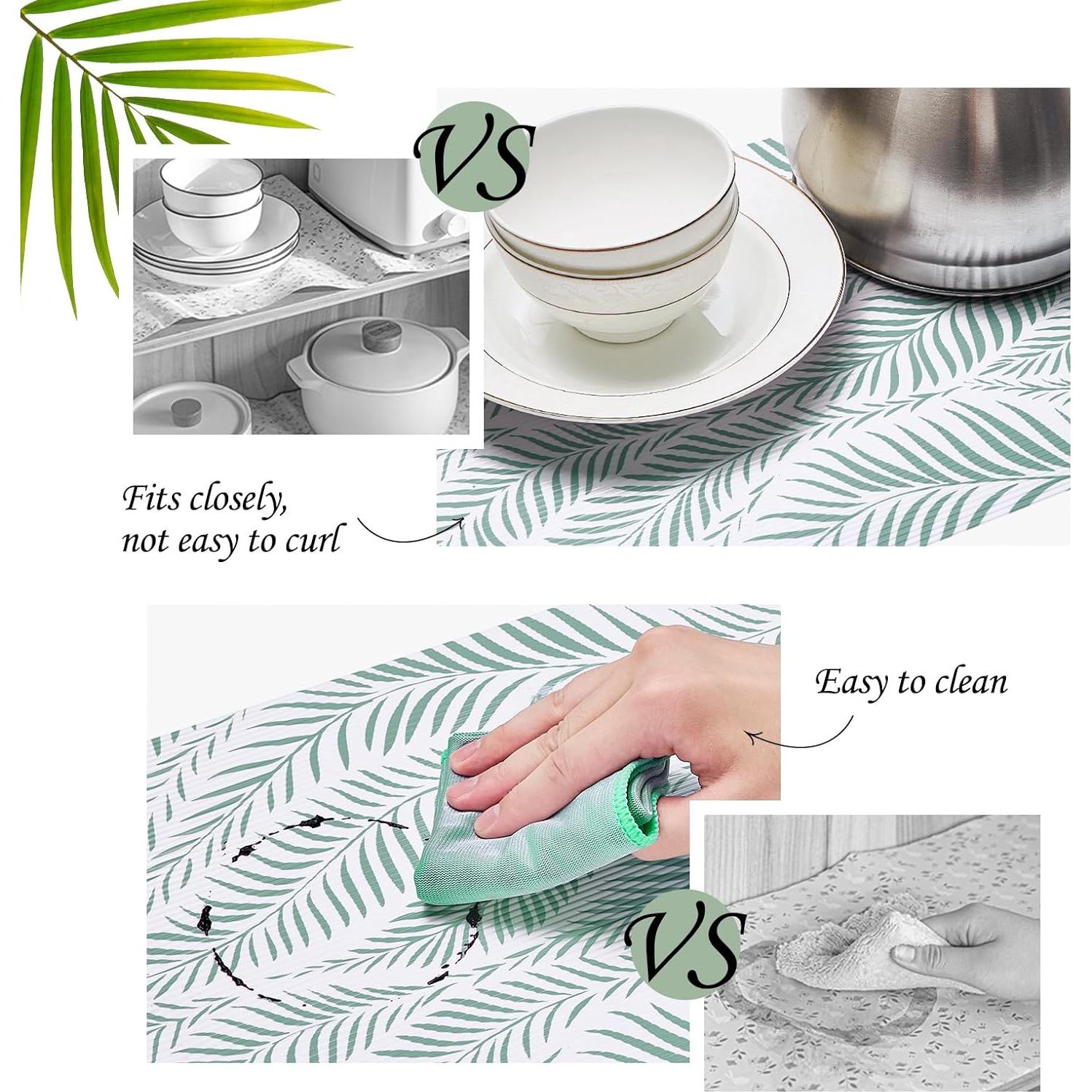 Forro de Estante Antideslizante Jersow 12x6m Verde EVA