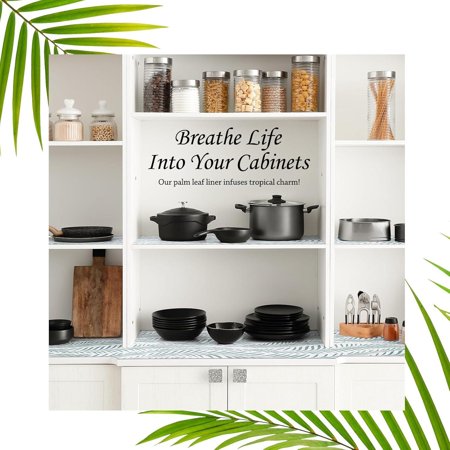 Forro de Estante Antideslizante Jersow 12x6m Verde EVA