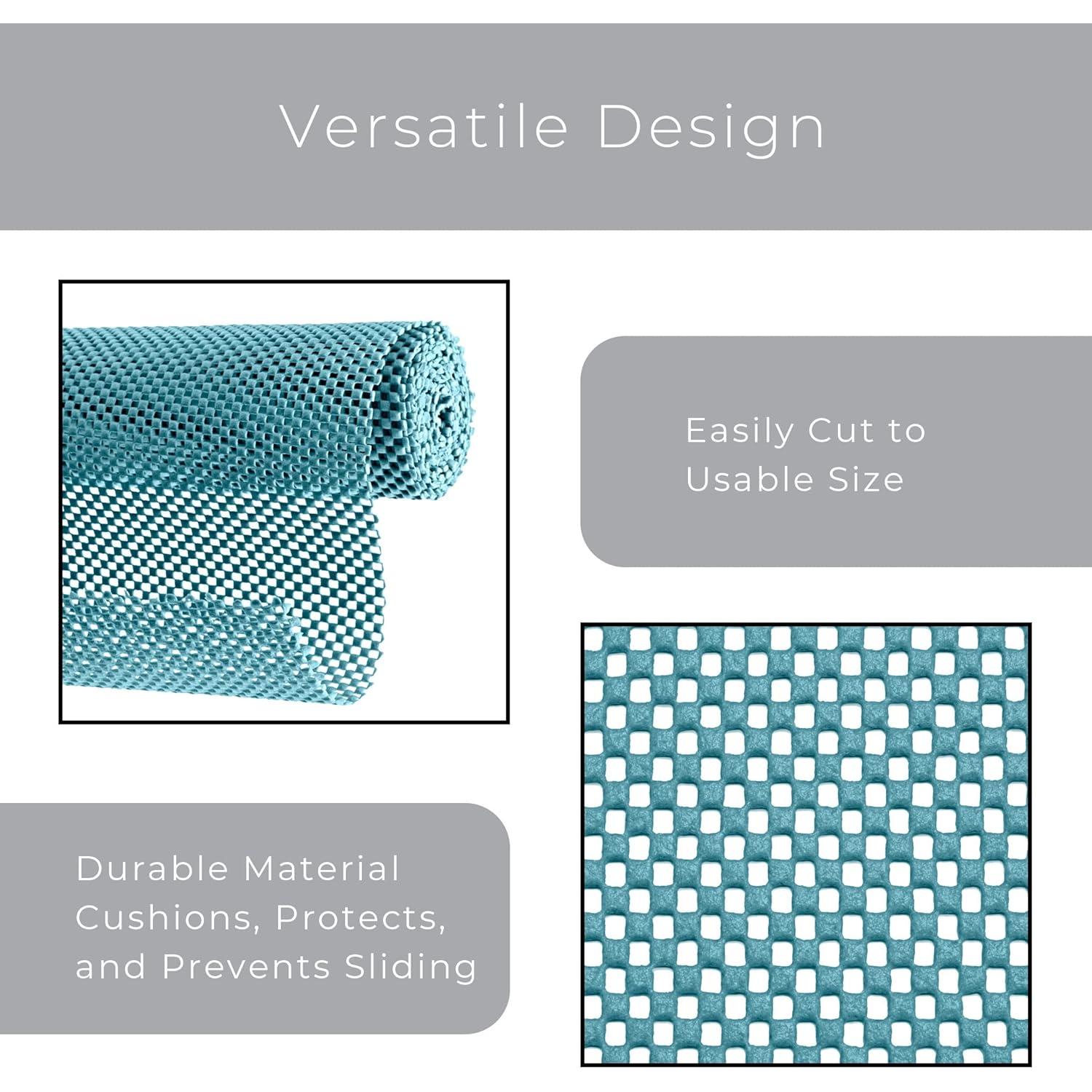 Forro de Estante Antideslizante Smart Design 45.72x244 cm Azul