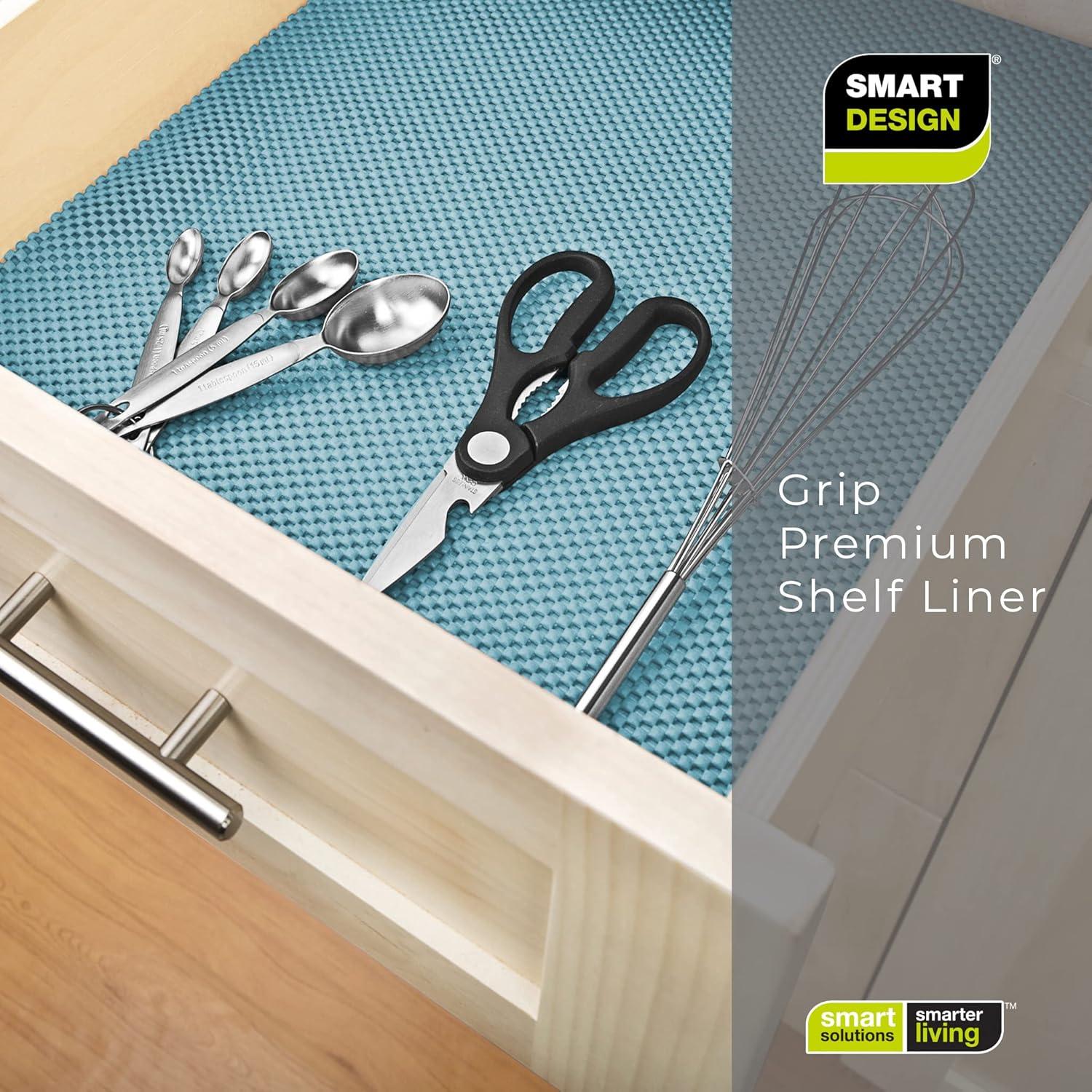 Forro de Estante Antideslizante Smart Design 45.72x244 cm Azul