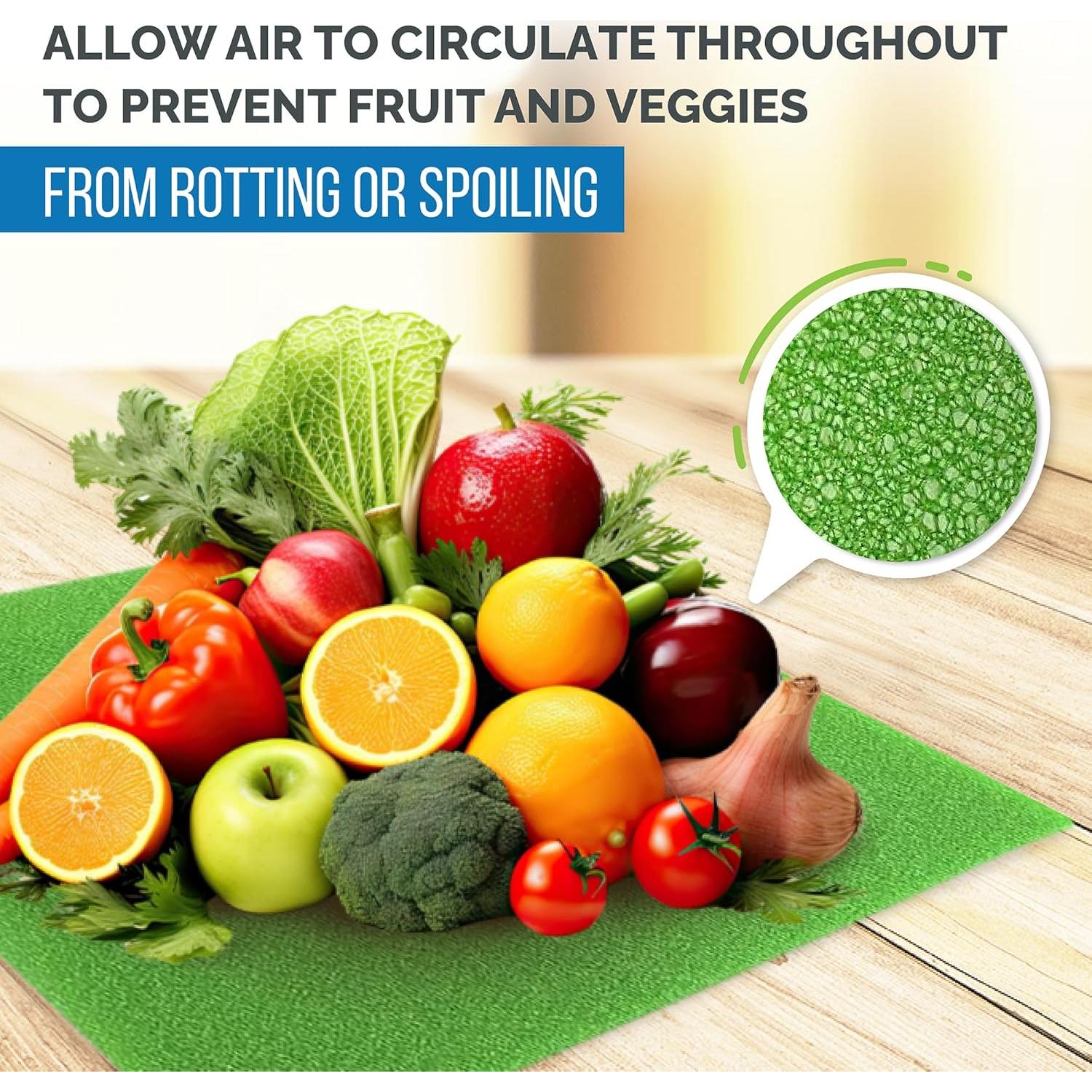 Forro Extensor de Vida para Frutas y Verduras Dualplex 33x26.7cm - 4 Piezas