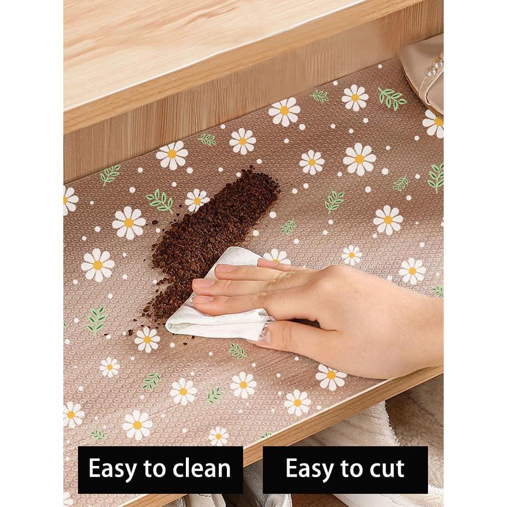 Forro Antideslizante para Estantes Firsio 30x300 cm EVA Verde Margarita