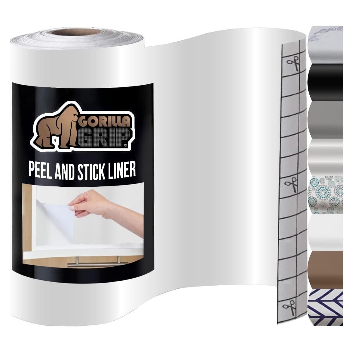 Forro Adhesivo GORILLA GRIP 30 cm x 6 m Mate Transparente