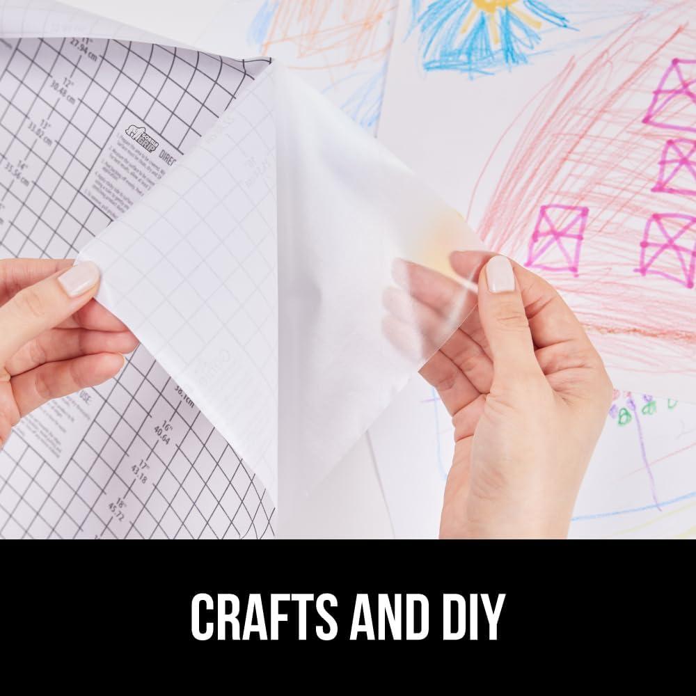 Forro Adhesivo GORILLA GRIP 30 cm x 6 m Mate Transparente