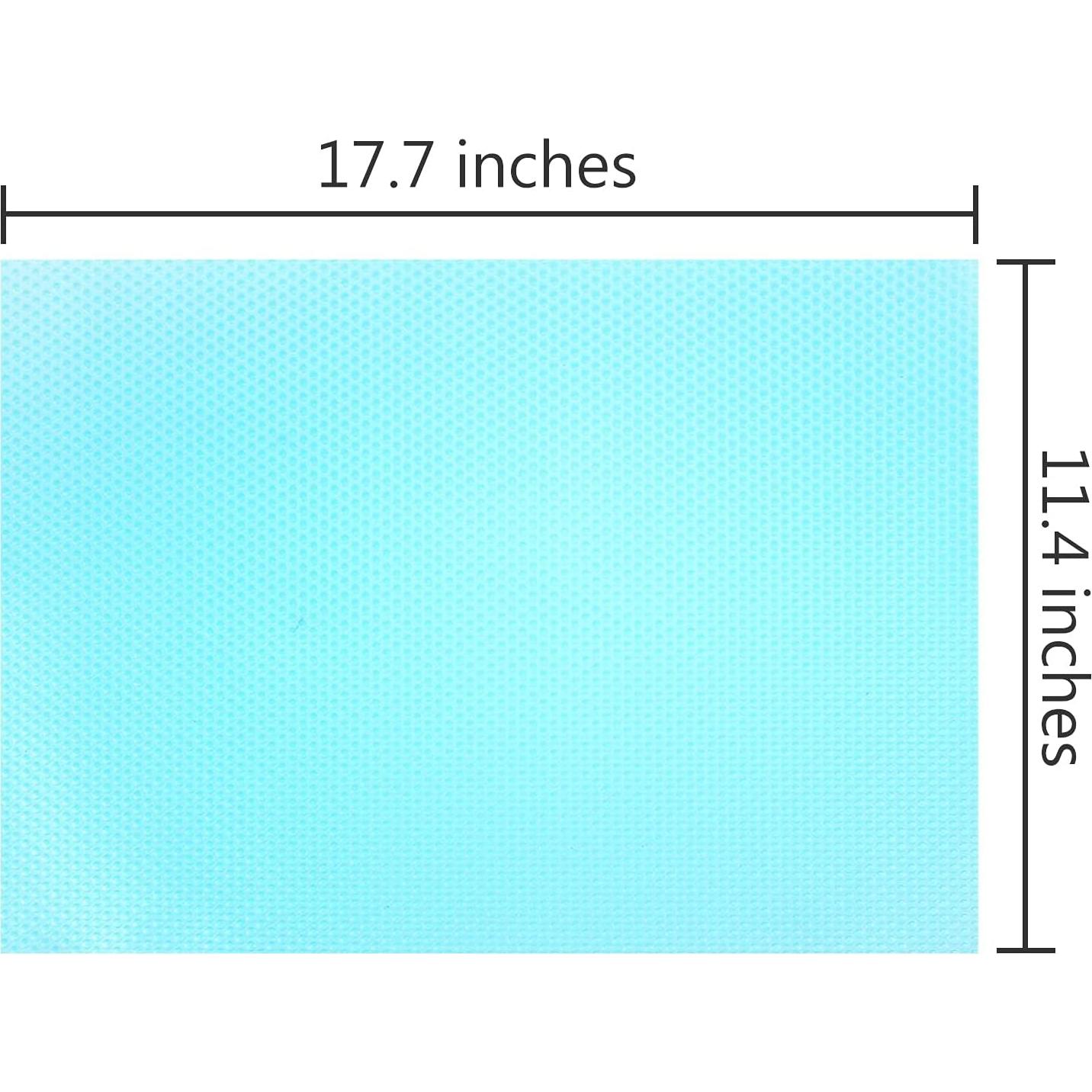 Paquete de 9 Tapetes Lavables Puideon para Refrigerador 45x29cm