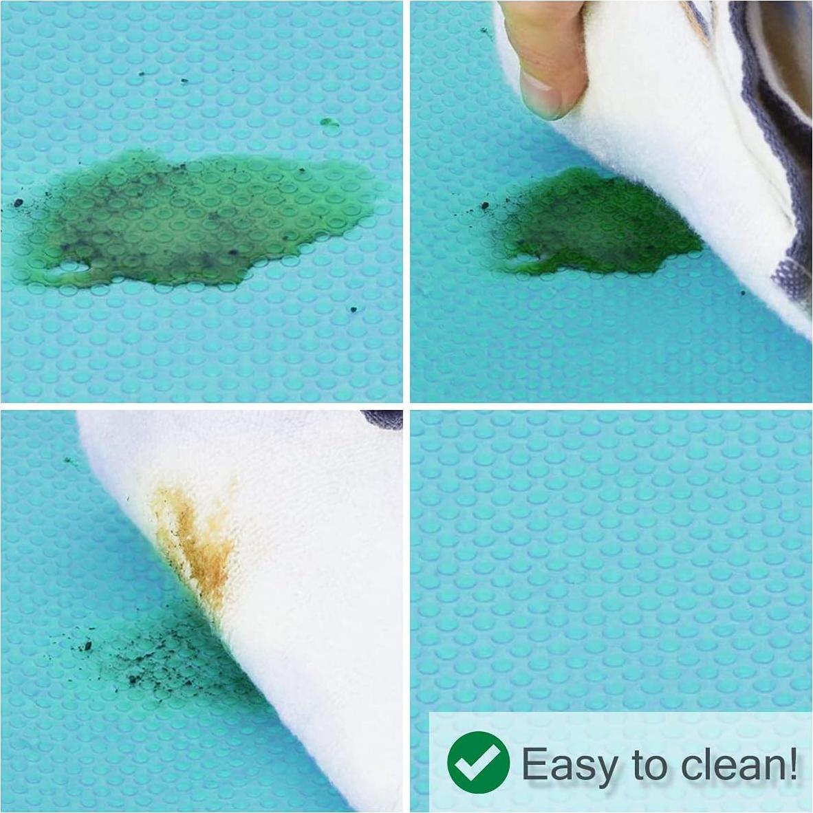 Paquete de 9 Tapetes Lavables Puideon para Refrigerador 45x29cm