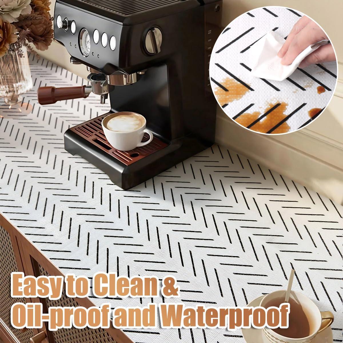 Forro de Estante Tatyanna Antideslizante 30.48x300cm Rayas