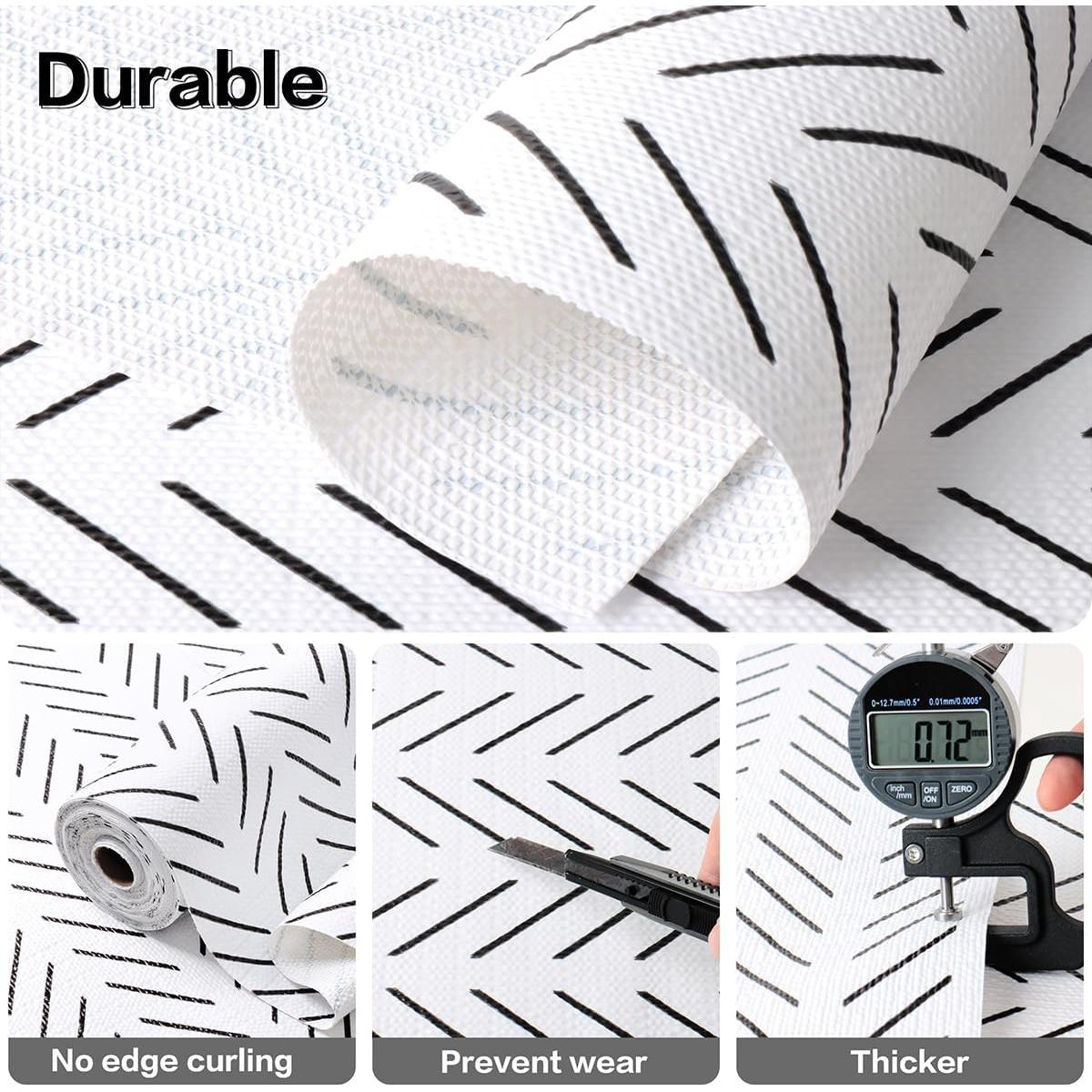 Forro de Estante Tatyanna Antideslizante 30.48x300cm Rayas