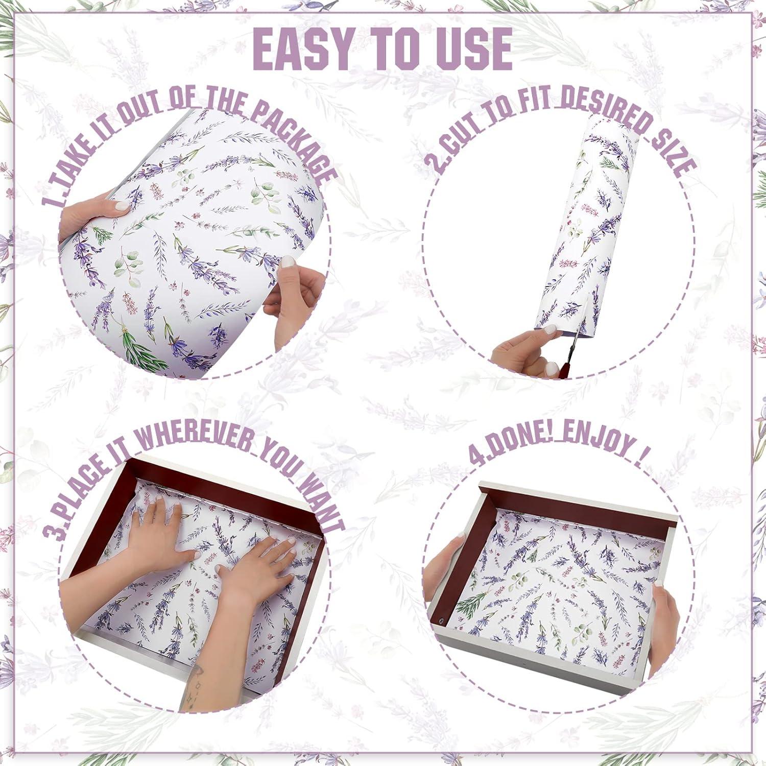 Forros Aromatizados para Cajones BBTO - 20 Hojas Lavanda 40x56cm