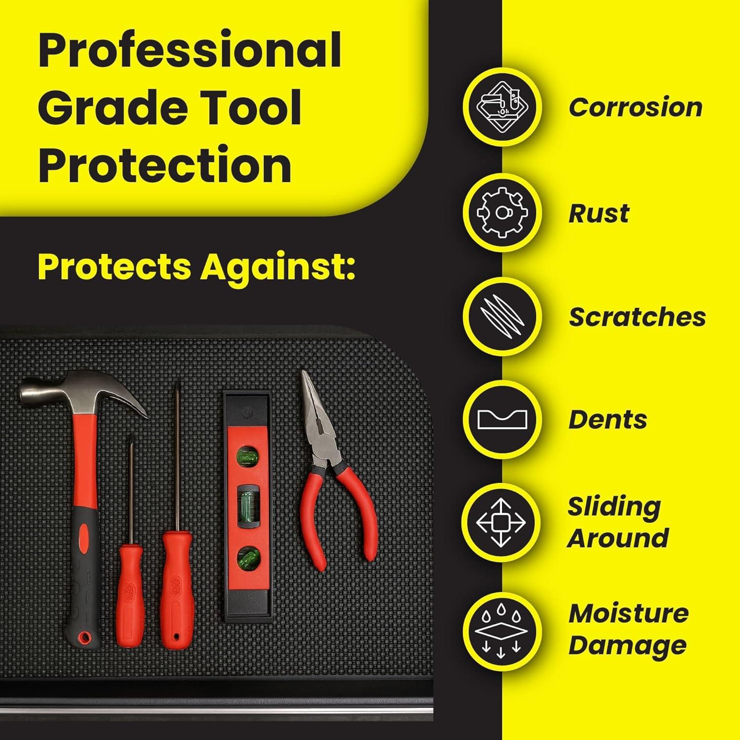 Forro Antideslizante Zerust 299.72 x 57.15 cm para Herramientas