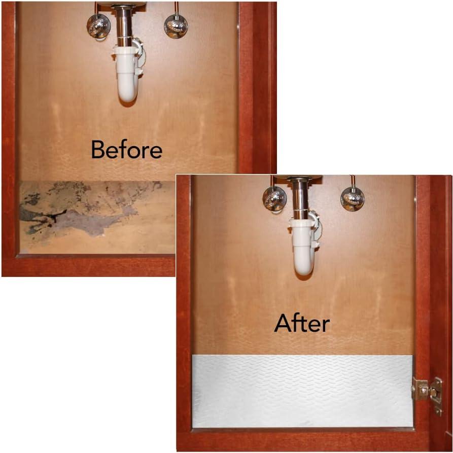 Alfombrilla Resilia Bajo Fregadero 61x122 cm Blanca Antideslizante