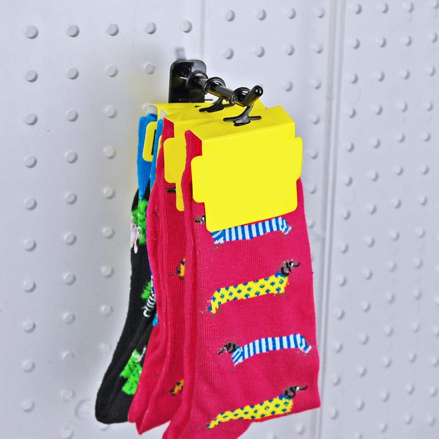 Gancho de Tablero de Clavijas Azar 5.08 cm Negro Paquete de 50