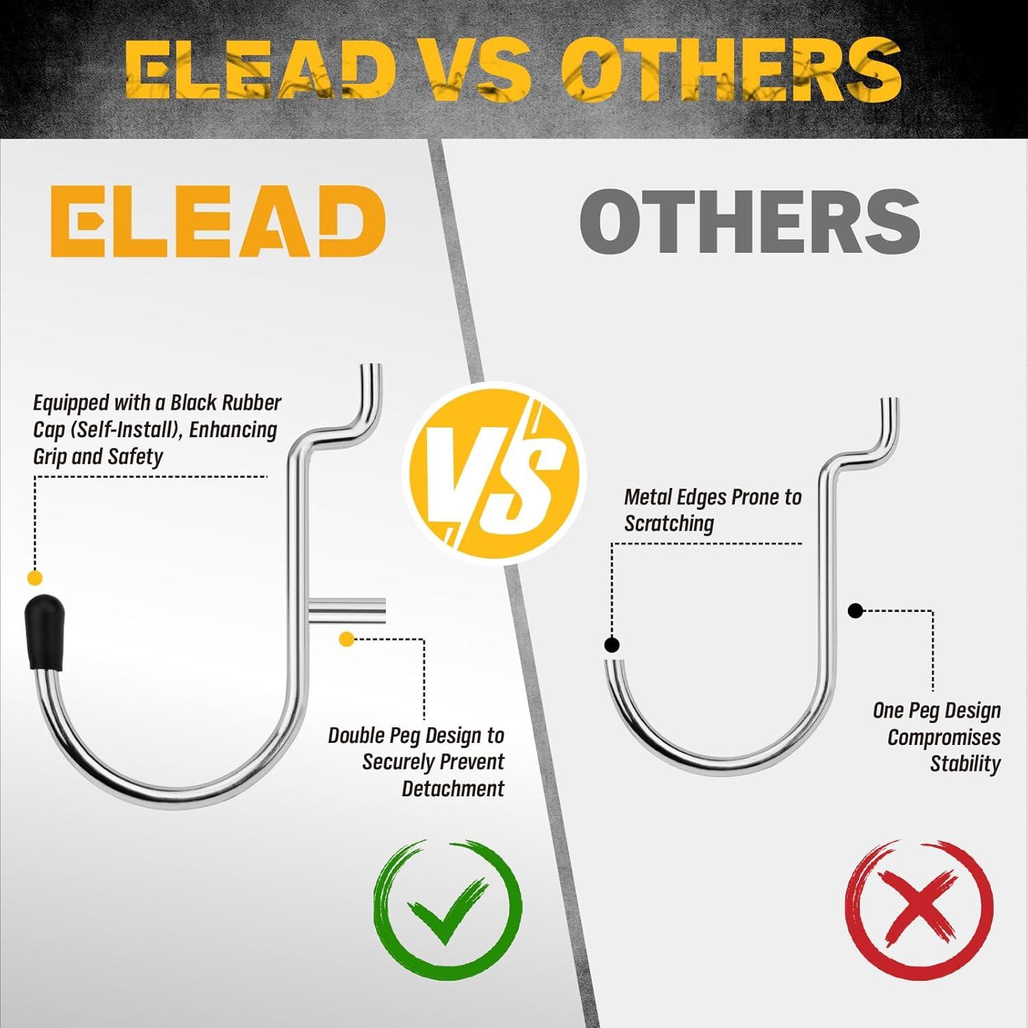 Kit de Ganchos para Tablero de Clavos 297 Piezas ELEAD