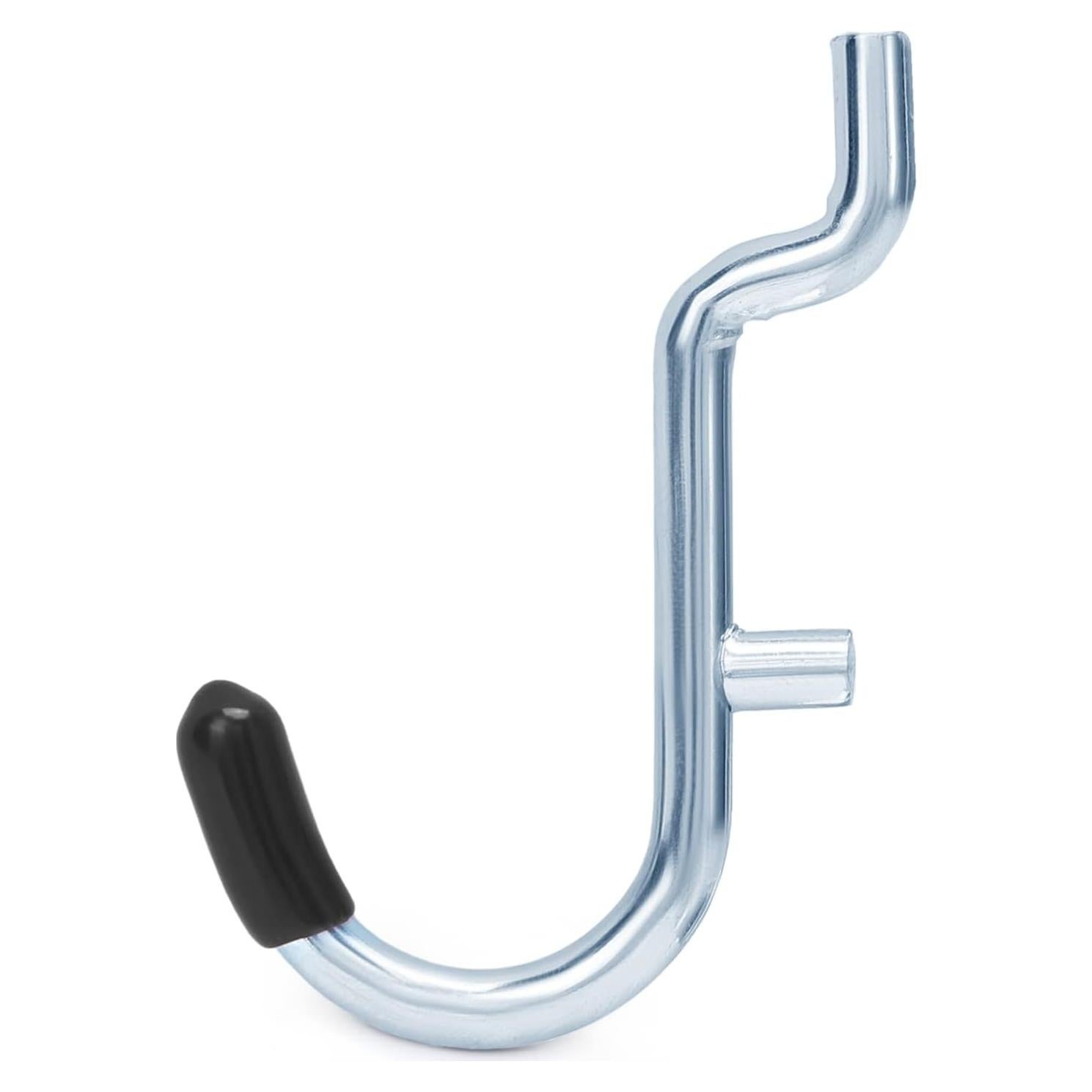 Ganchos J de Metal Daanxw para Tablero de Clavos 60pcs Negro