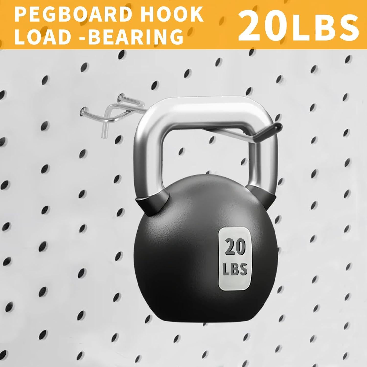 Ganchos para Tablero Perforado CAEYPOAR - 25 Piezas 10.16 cm