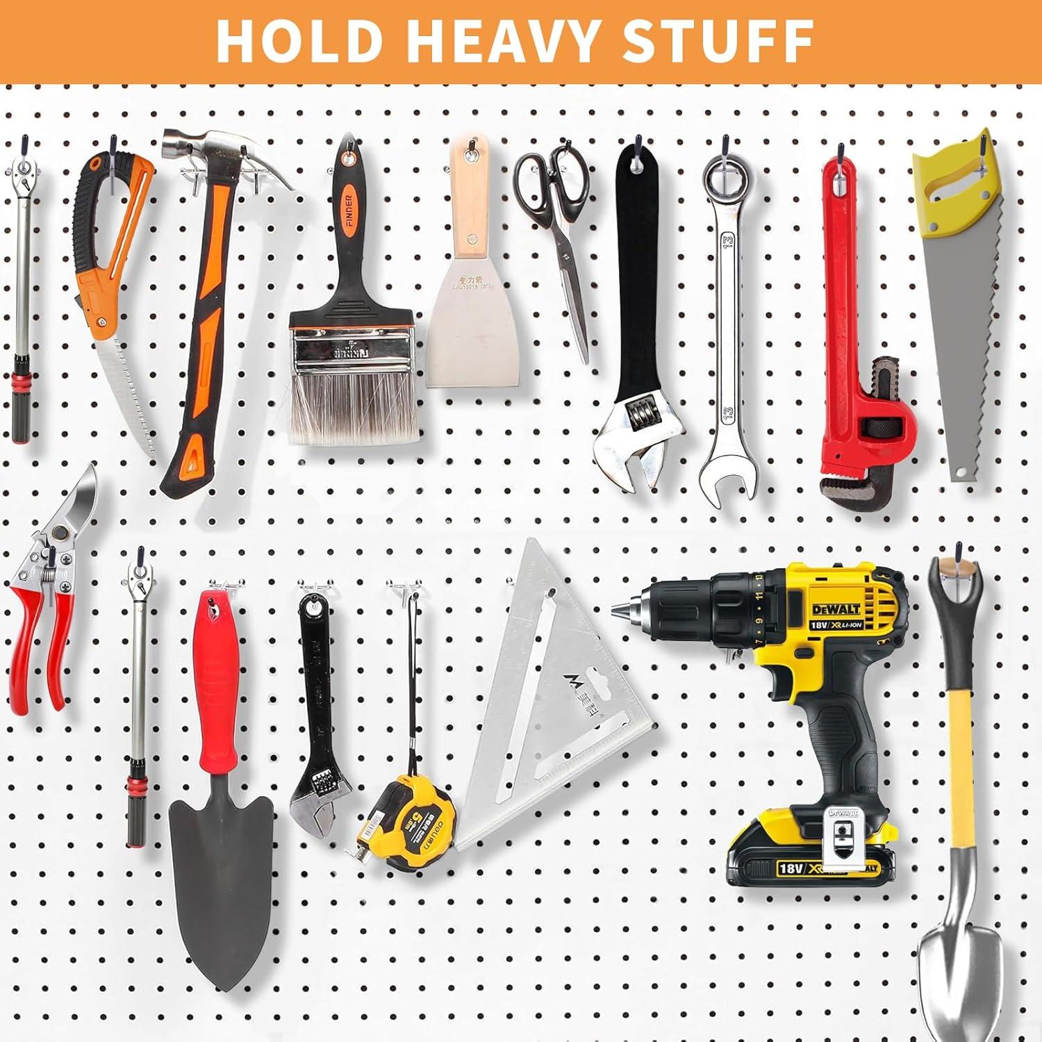 Ganchos para Tablero Perforado CAEYPOAR - 25 Piezas 10.16 cm