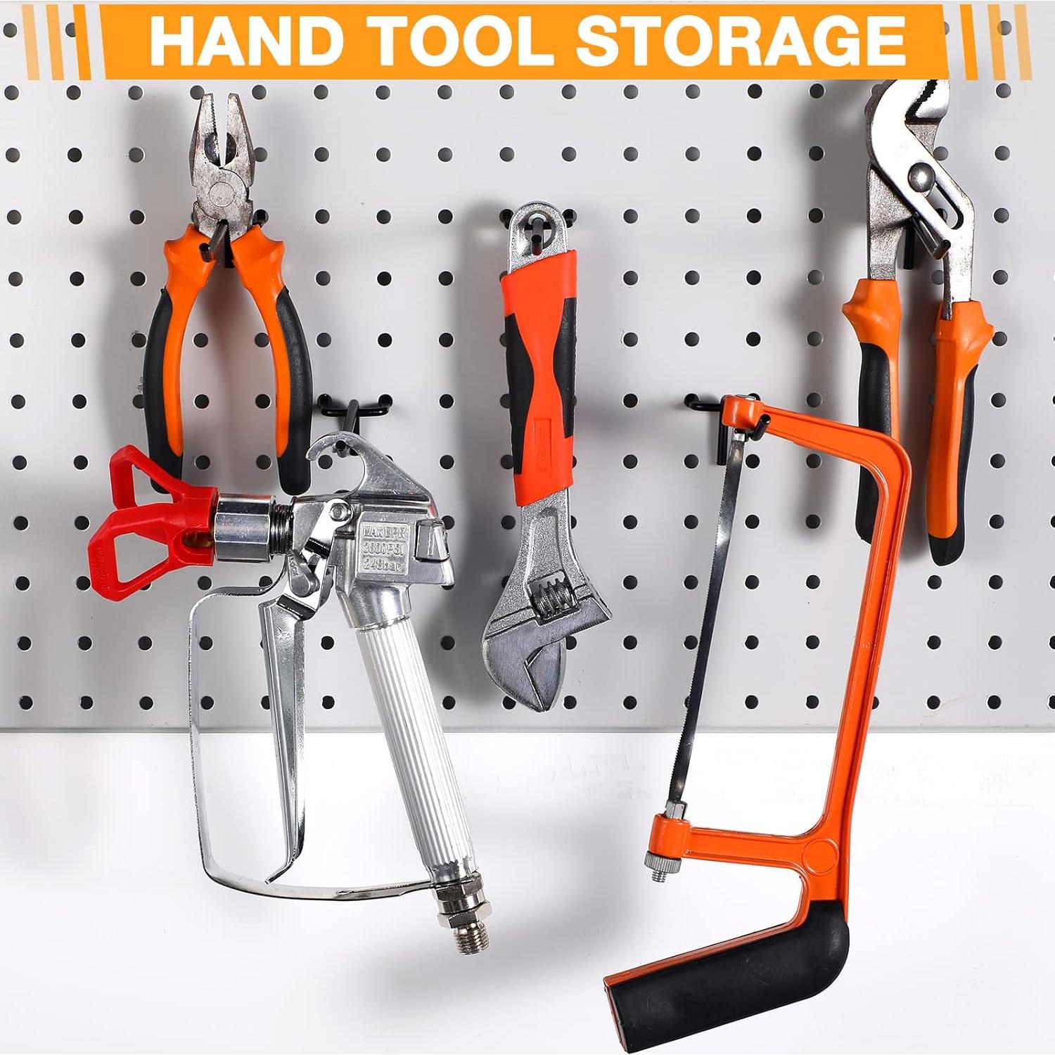 Ganchos para Tablero de Clavos Shimeyao 100 Pcs 10 cm Negro