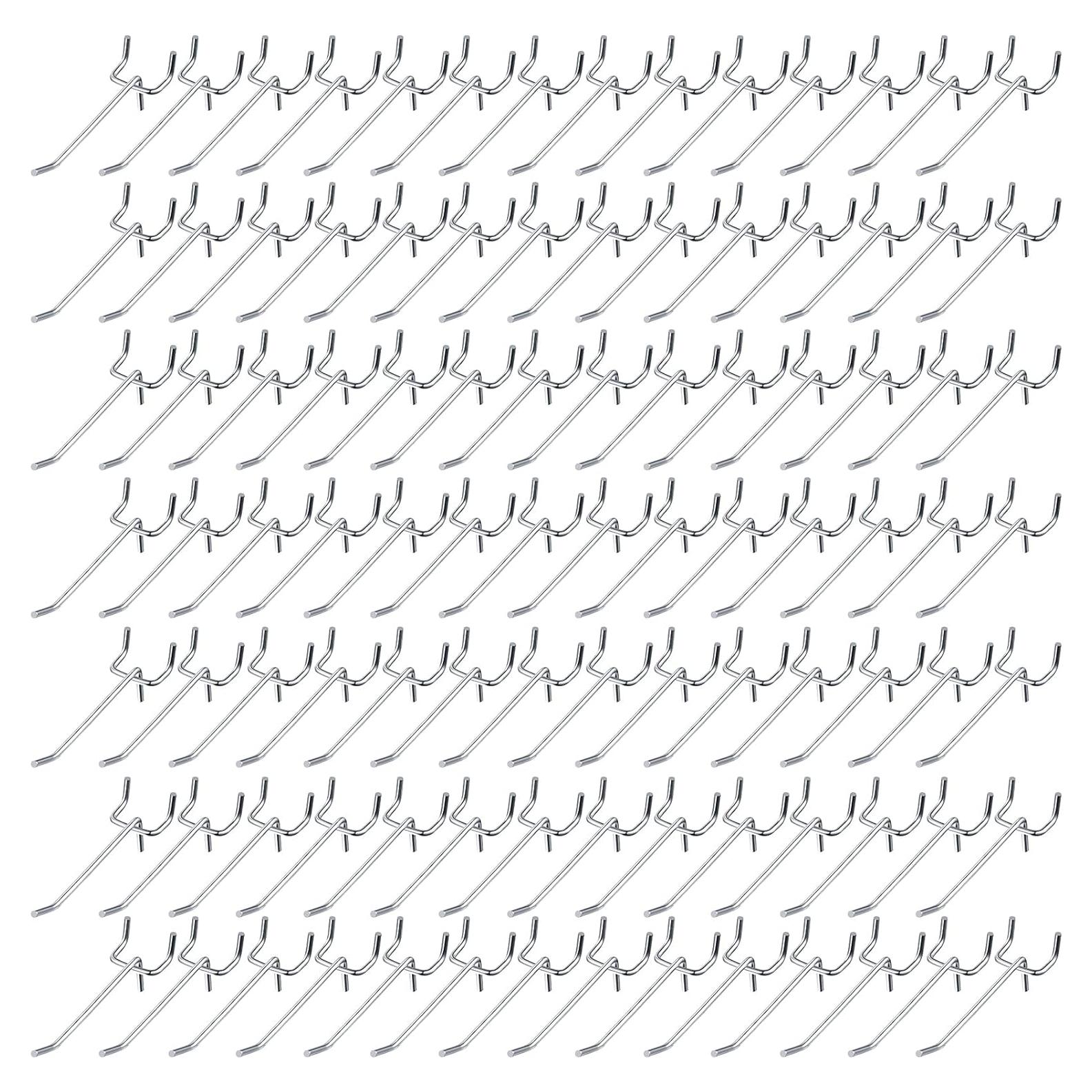 Ganchos para Tablero de Clavos Funrous 100 Piezas Acero Inoxidable 10.16 cm