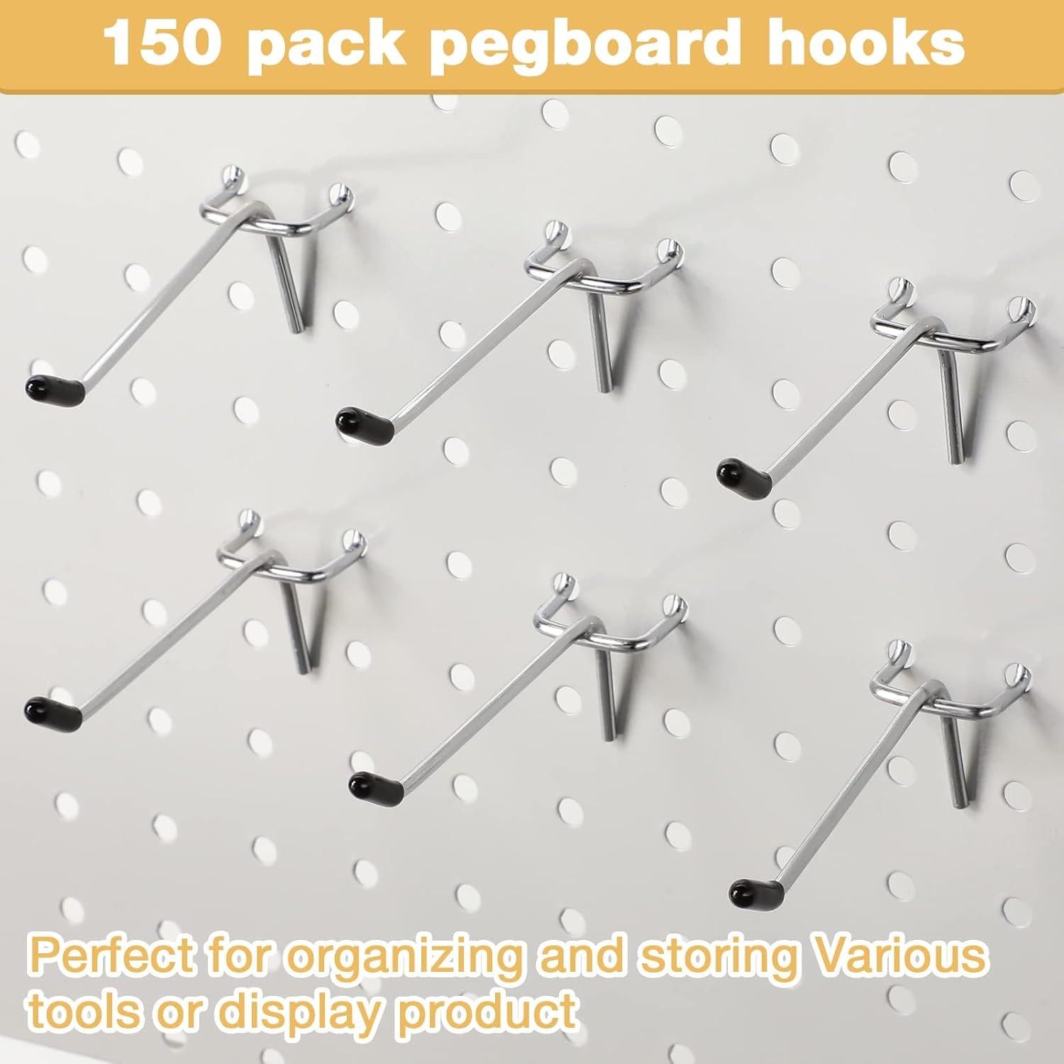 Ganchos para Tablero de Clavos Moxweyeni 100 Pcs 10.16 cm