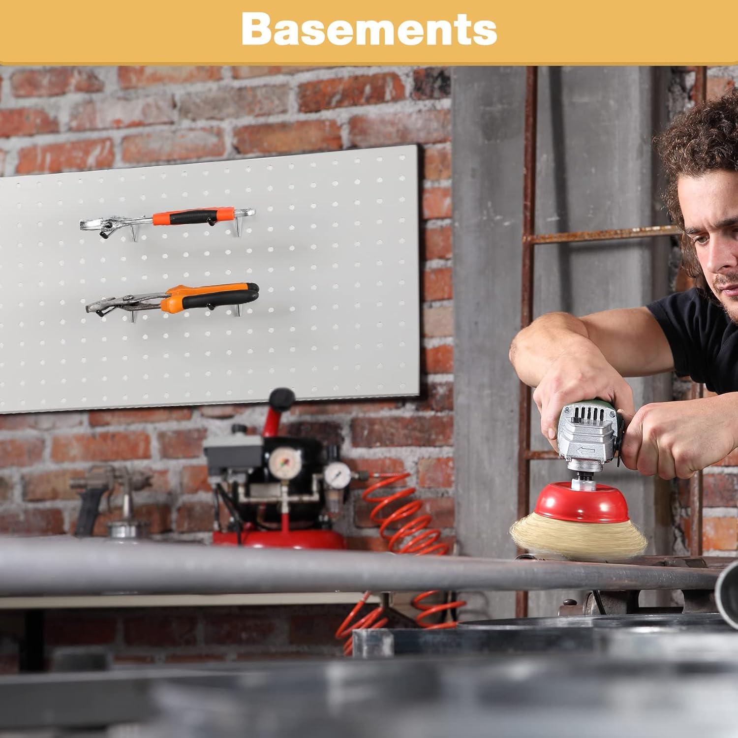 Ganchos para Tablero de Clavos Moxweyeni 100 Pcs 10.16 cm