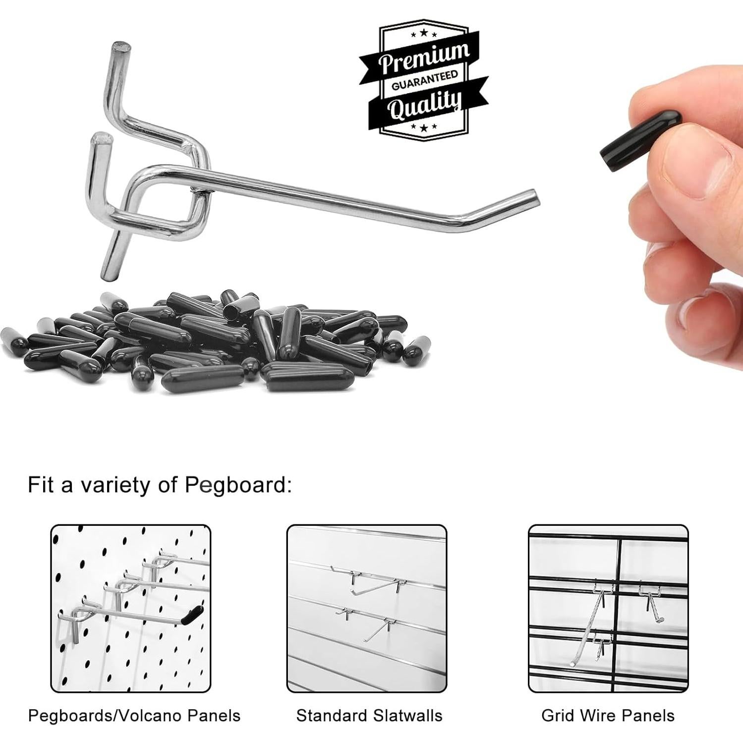 Ganchos para Tablero Perforado Scartink 5.08 cm Kit 32 Pzas