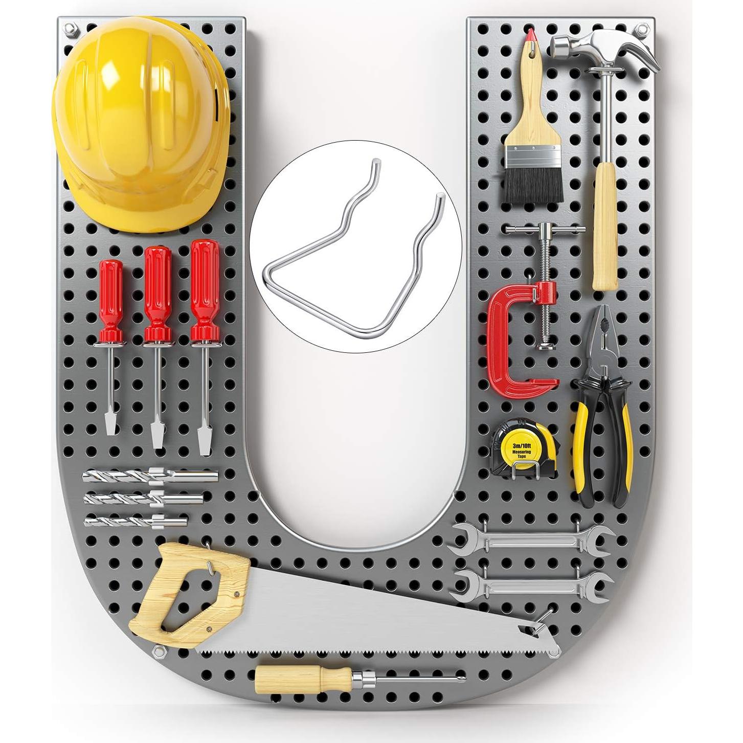 16 Soportes para Alicates Hotop de Acero Inoxidable 50x45mm