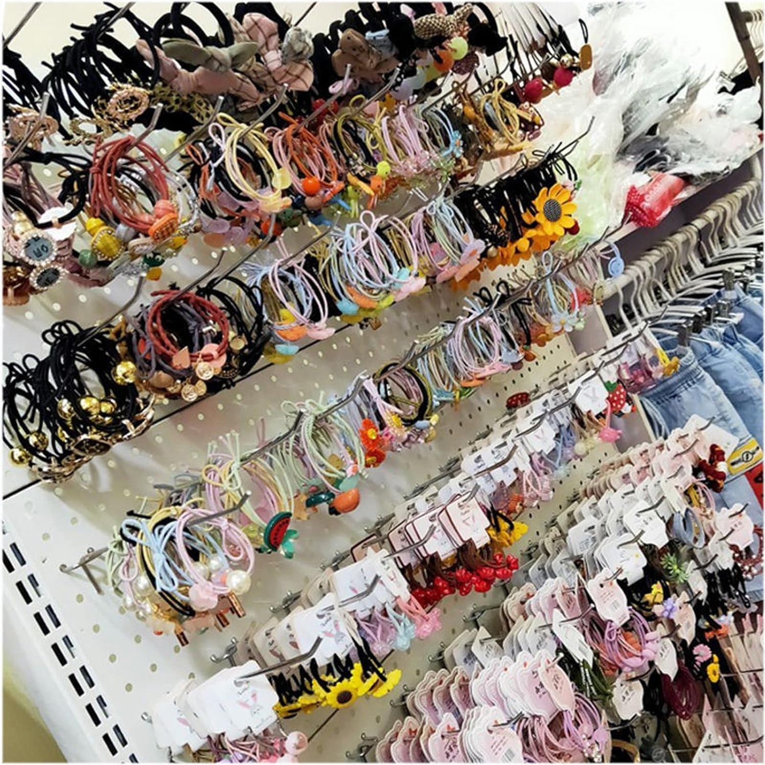 Ganchos para Tablero de Clavijas Merkaunis 100 Piezas 10.16 cm