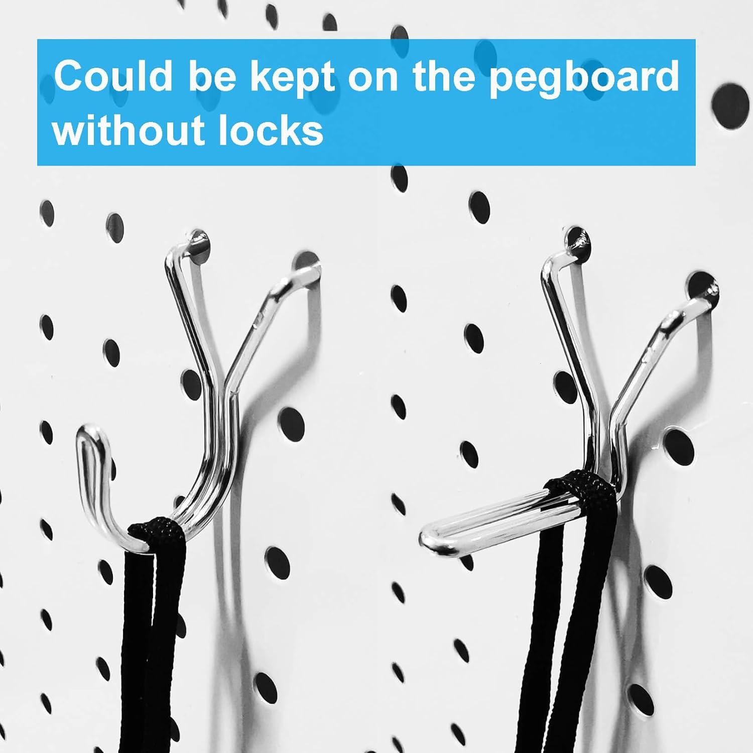 Ganchos para Tablero Perforado FRIMOONY 130 Piezas Resistente