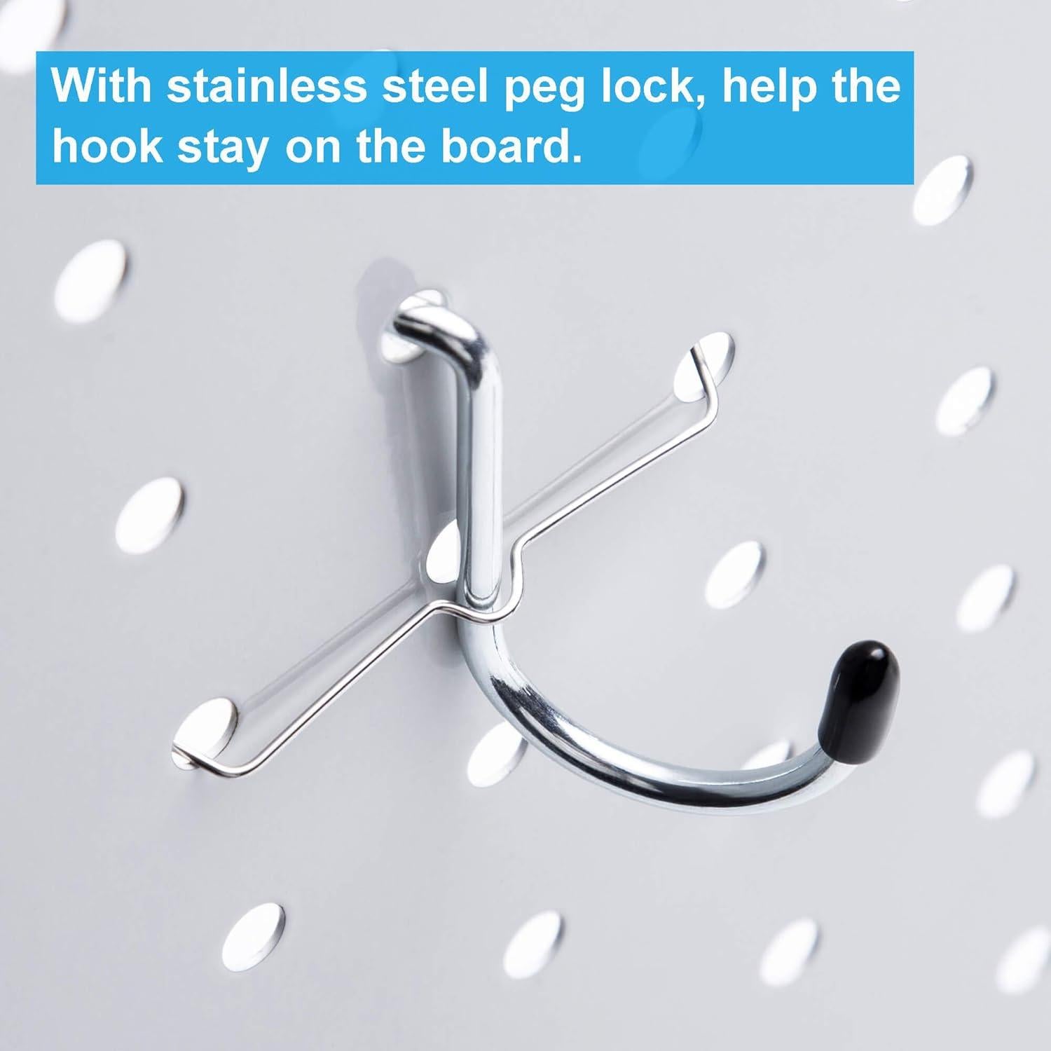 Ganchos para Tablero Perforado FRIMOONY 130 Piezas Resistente