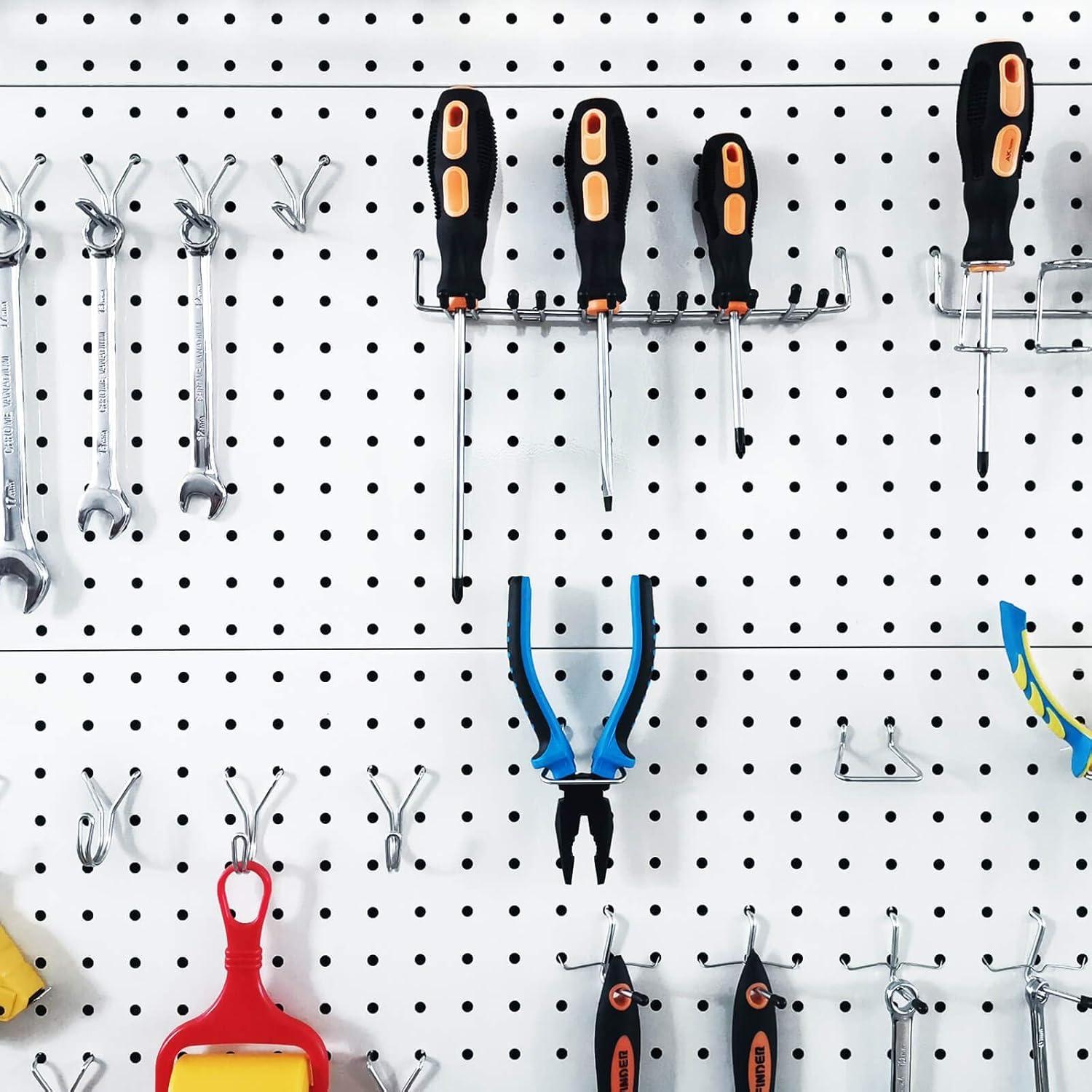 Ganchos para Tablero Perforado FRIMOONY 130 Piezas Resistente