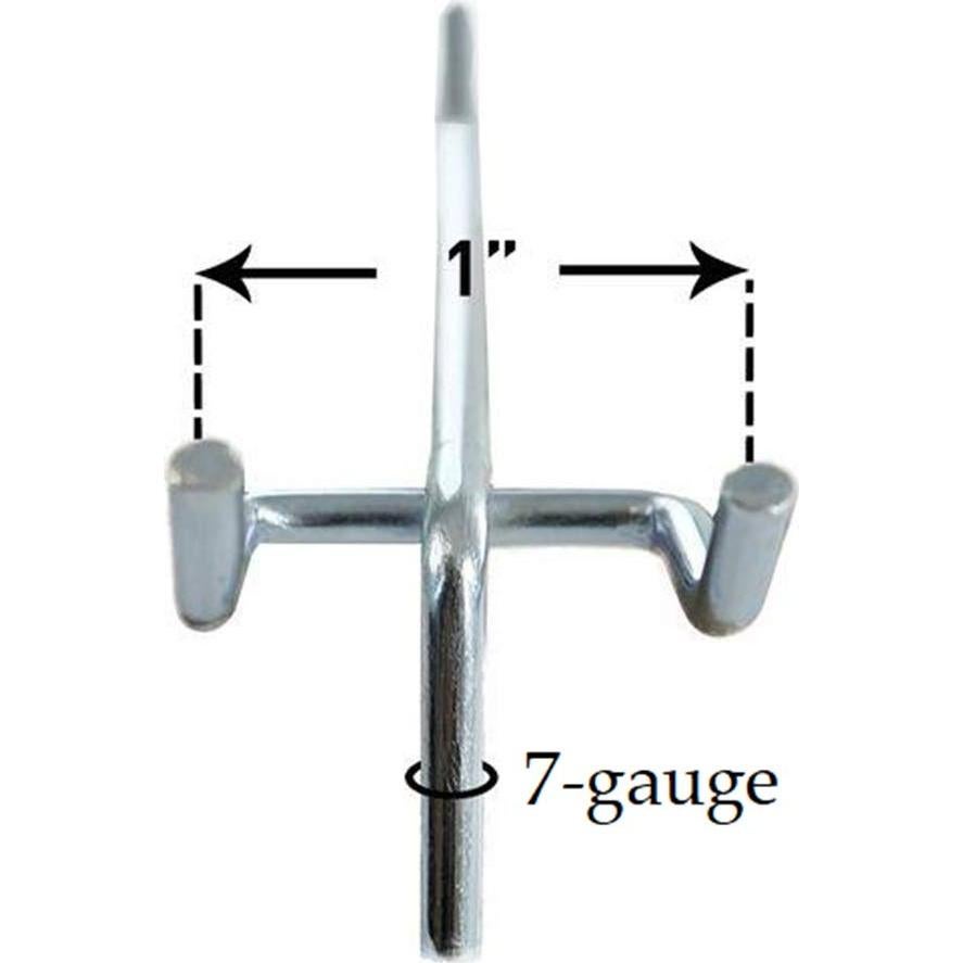 Ganchos de Tablero Perforado NAHANCO PHH12 30.48 cm - Paquete de 12