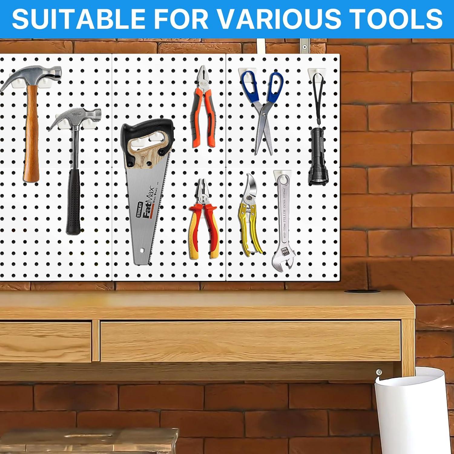 Ganchos para Tablero de Clavos Supkiir 100 Pcs 10 cm ABS