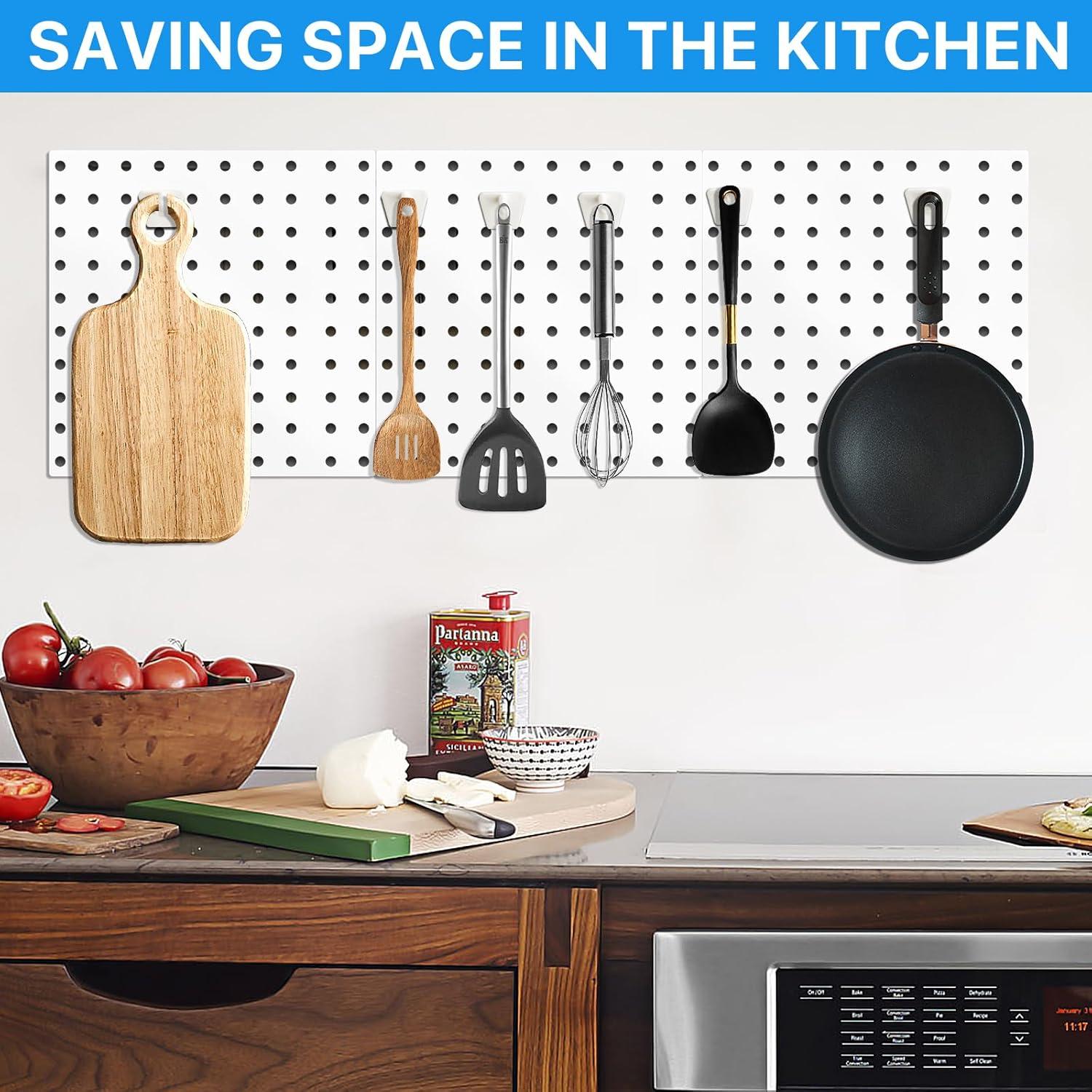 Ganchos para Tablero de Clavos Supkiir 100 Pcs 10 cm ABS