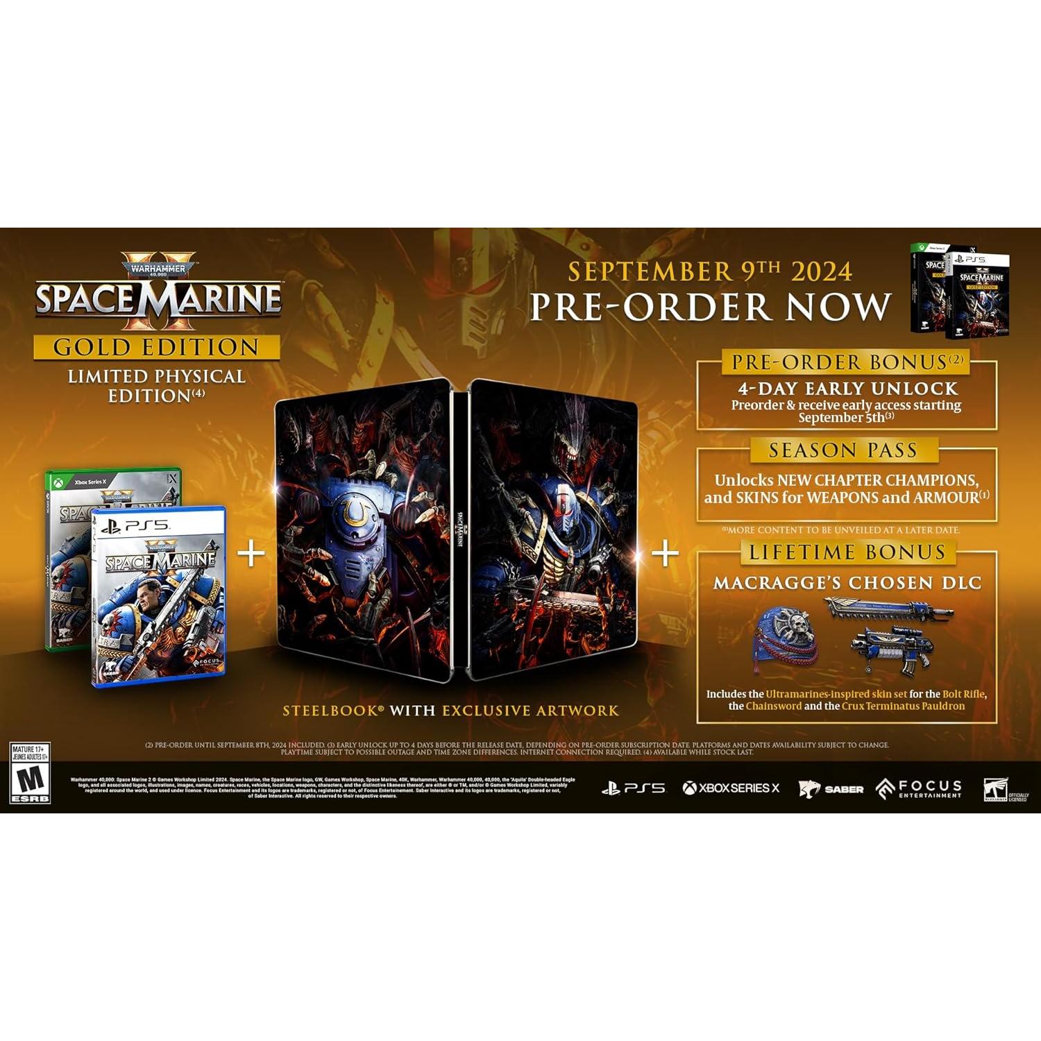 Warhammer 40,000: Space Marine 2 - Edición Dorada PS5