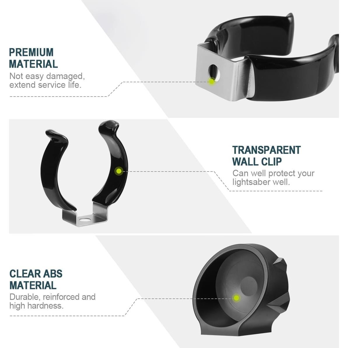 Soporte de Pared Lenink para Sable de Luz - Negro