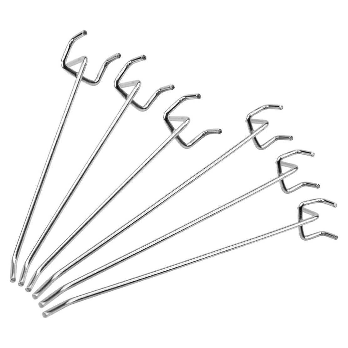 Ganchos de Tablero de Clavos Foraineam 60 Piezas 15 y 20 cm