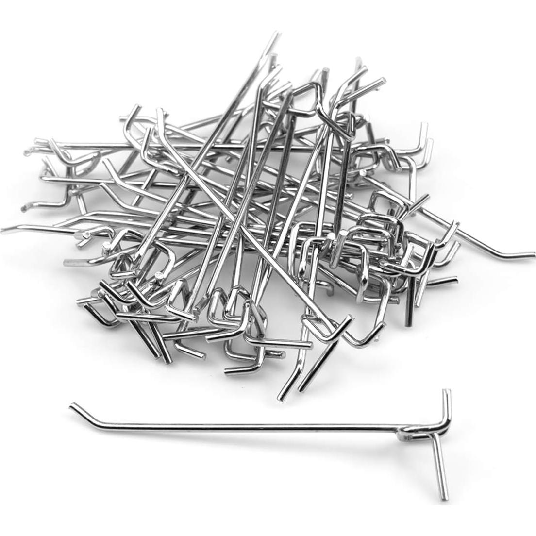 Ganchos de Tablero de Clavos Foraineam 60 Piezas 15 y 20 cm