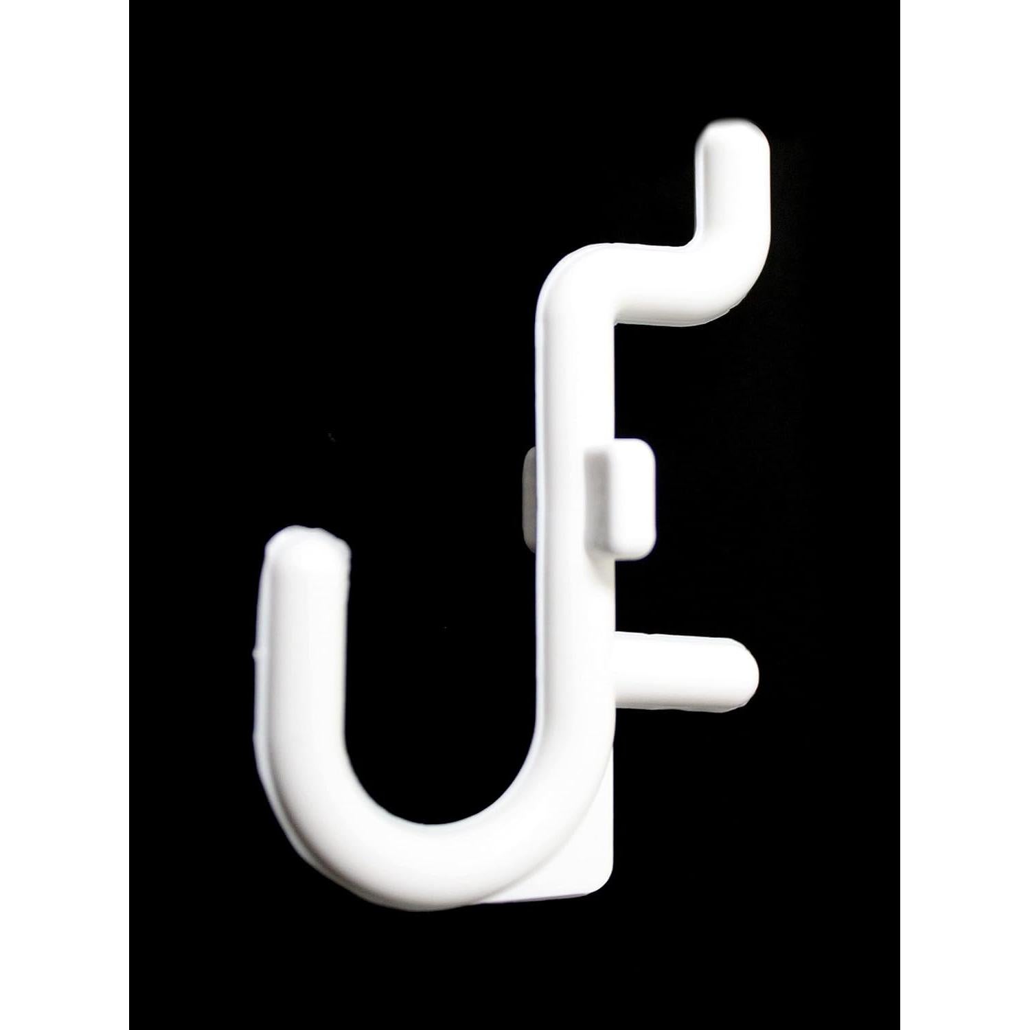 Ganchos de Plástico J No Bloqueables JSP 50 Unidades Blanco